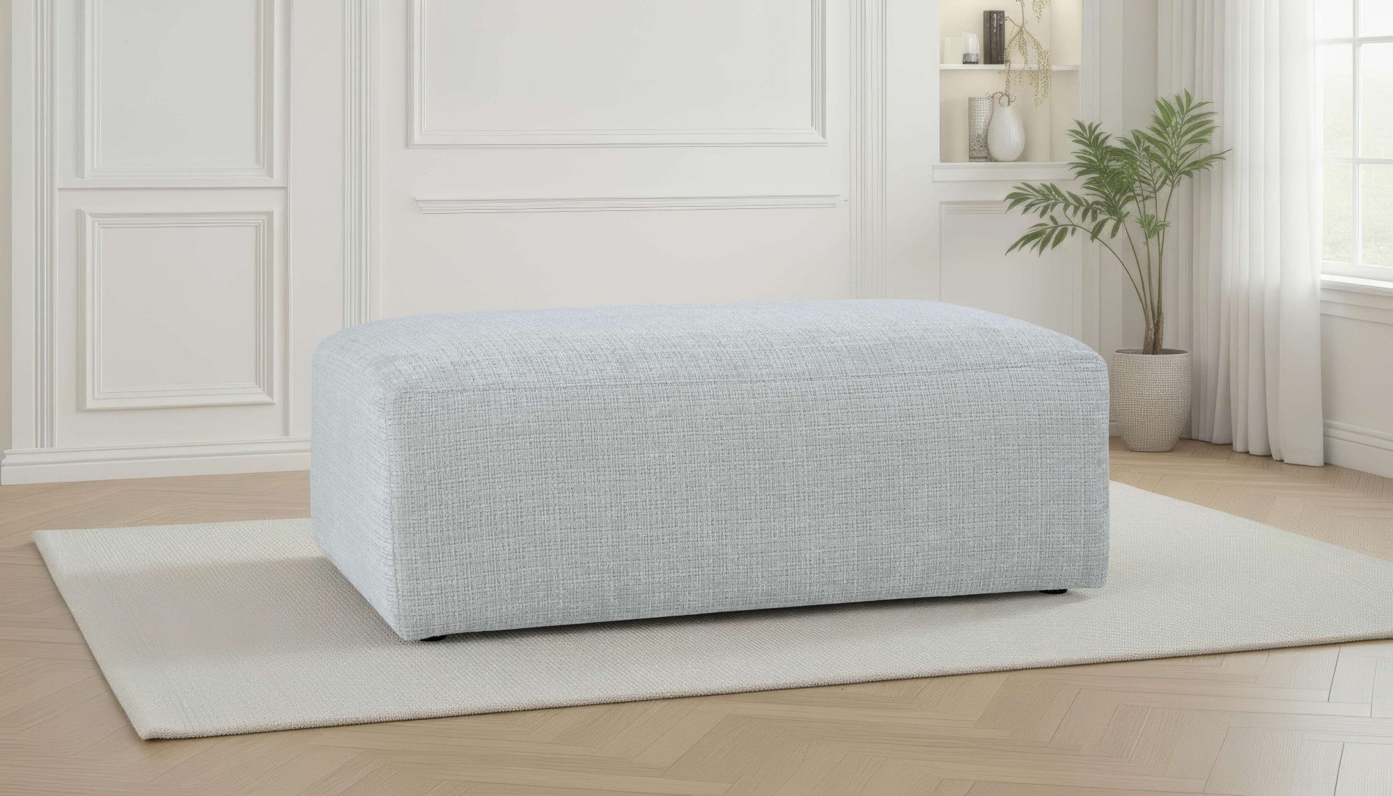 INOSIGN Polsterhocker Koa Pouf, Webstoff, Cord, günstig online kaufen