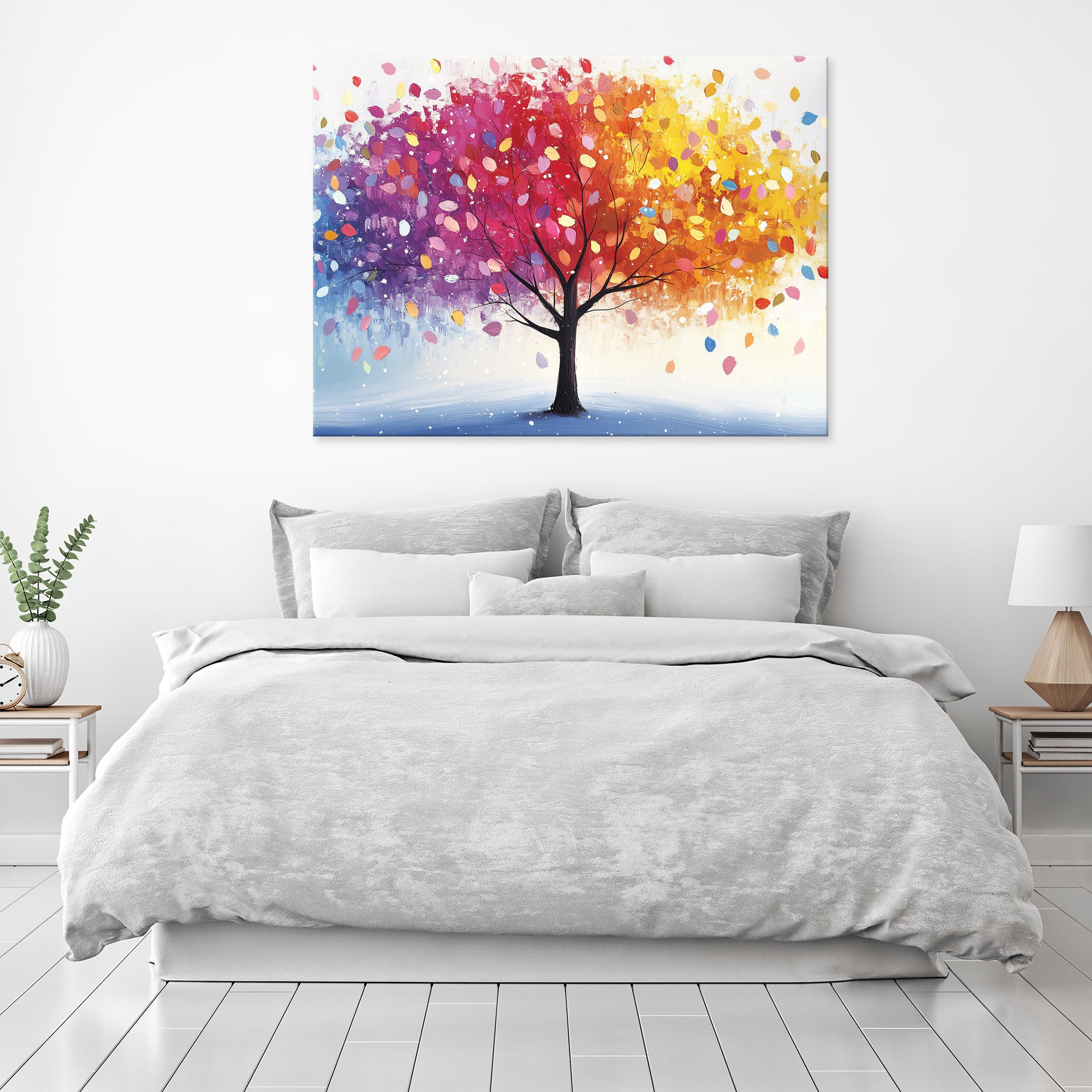 Wallarena Leinwandbild Abstrakt Modern Wandbilder XXL Wand Deko Leinwand Bi günstig online kaufen