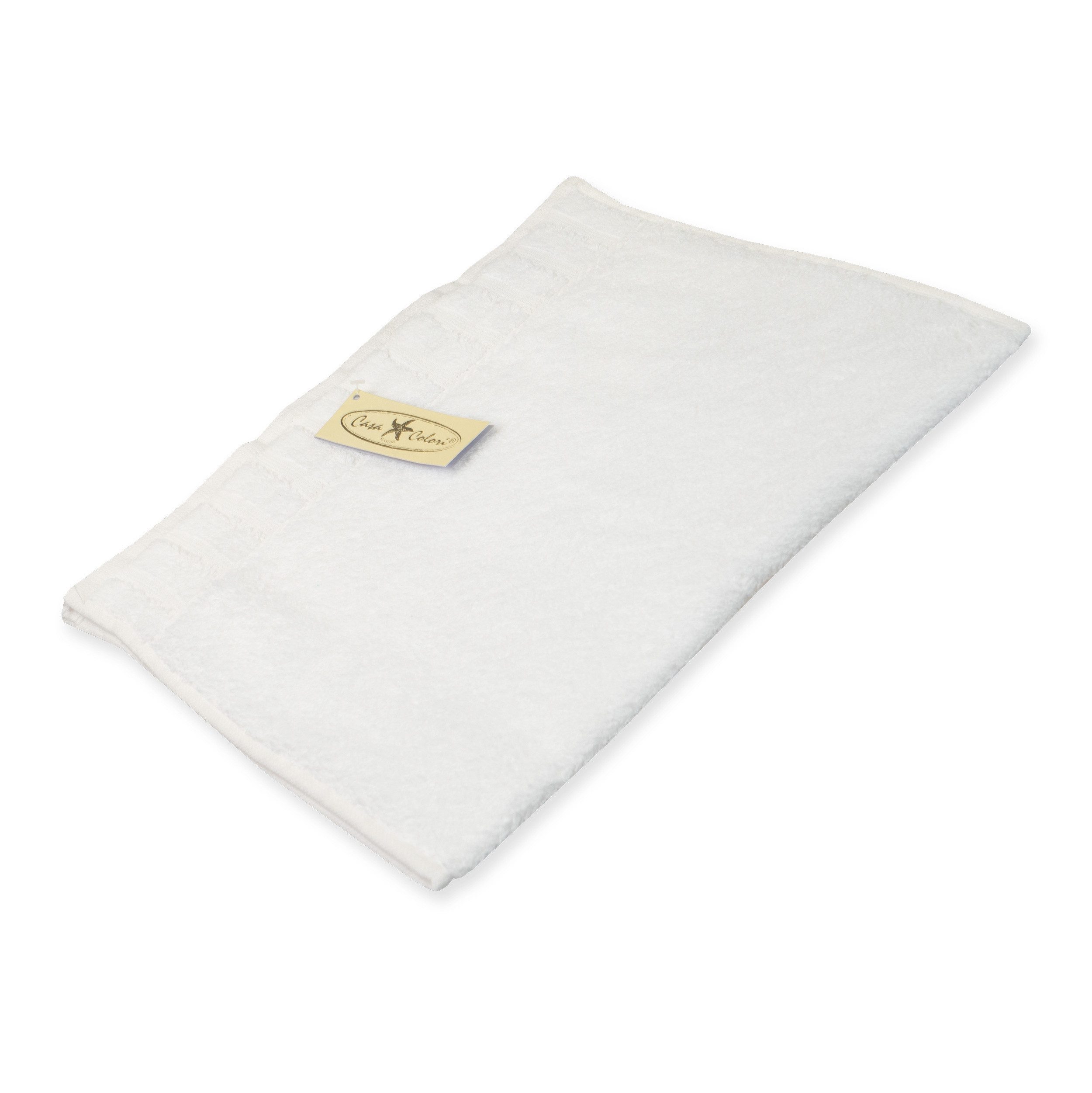 Casa Colori Gästehandtuch Uni, Frottier (1-St), günstig online kaufen