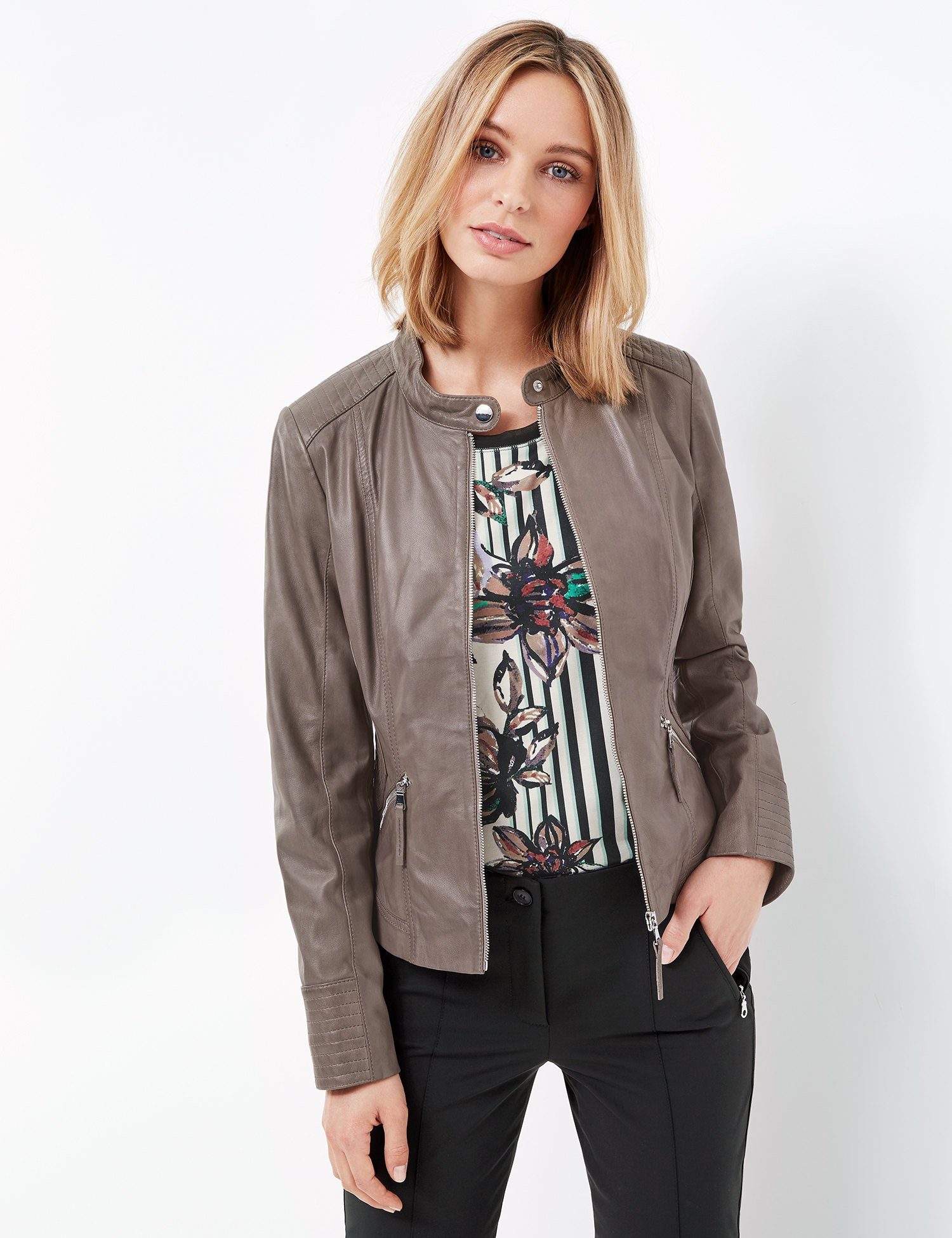 Gerry weber blazer jacke leder jacke aus leder otto