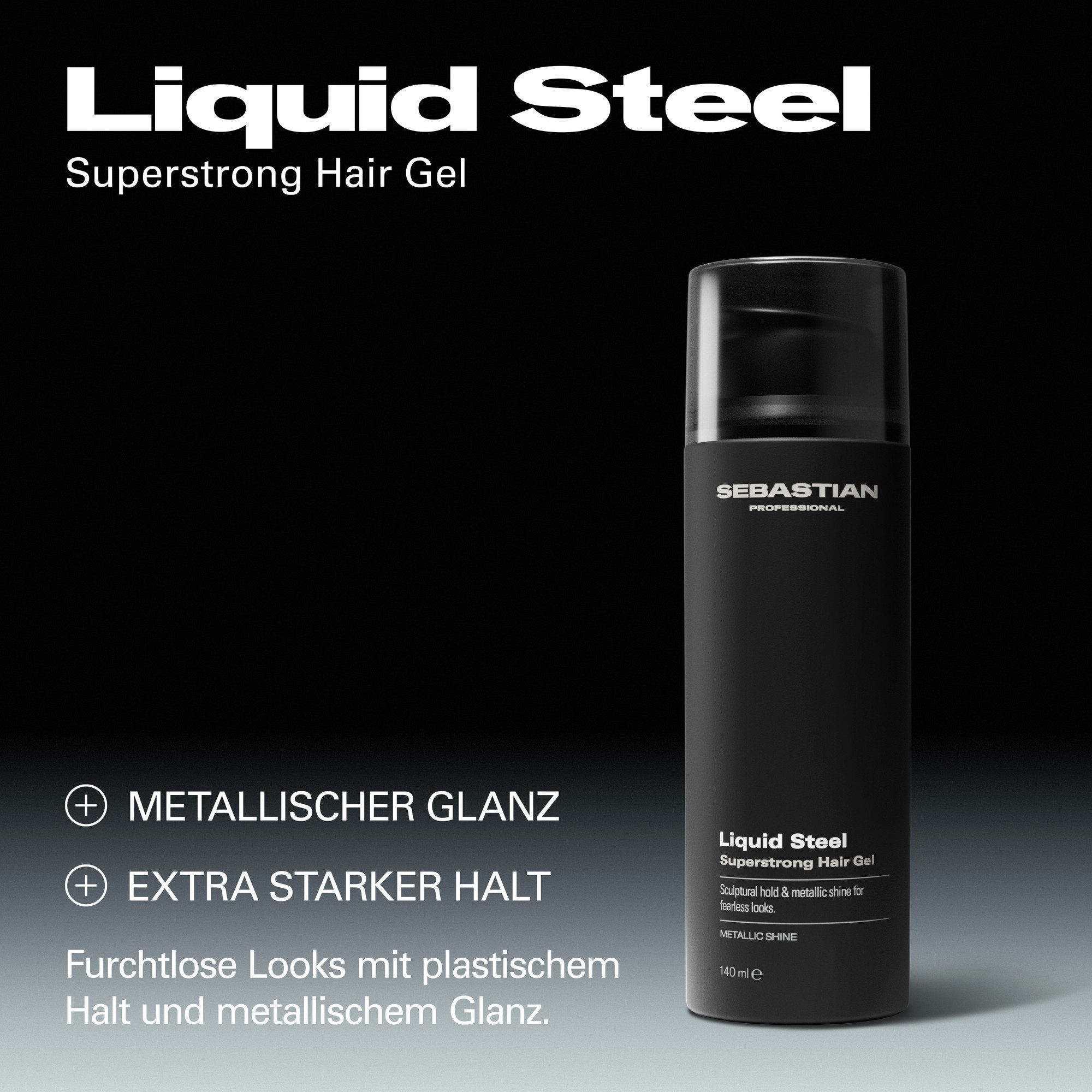 Sebastian Professional Haarbalsam Liquid Steel, in Gel-Textur, für gezielte Anwendung, volumenverstärkend