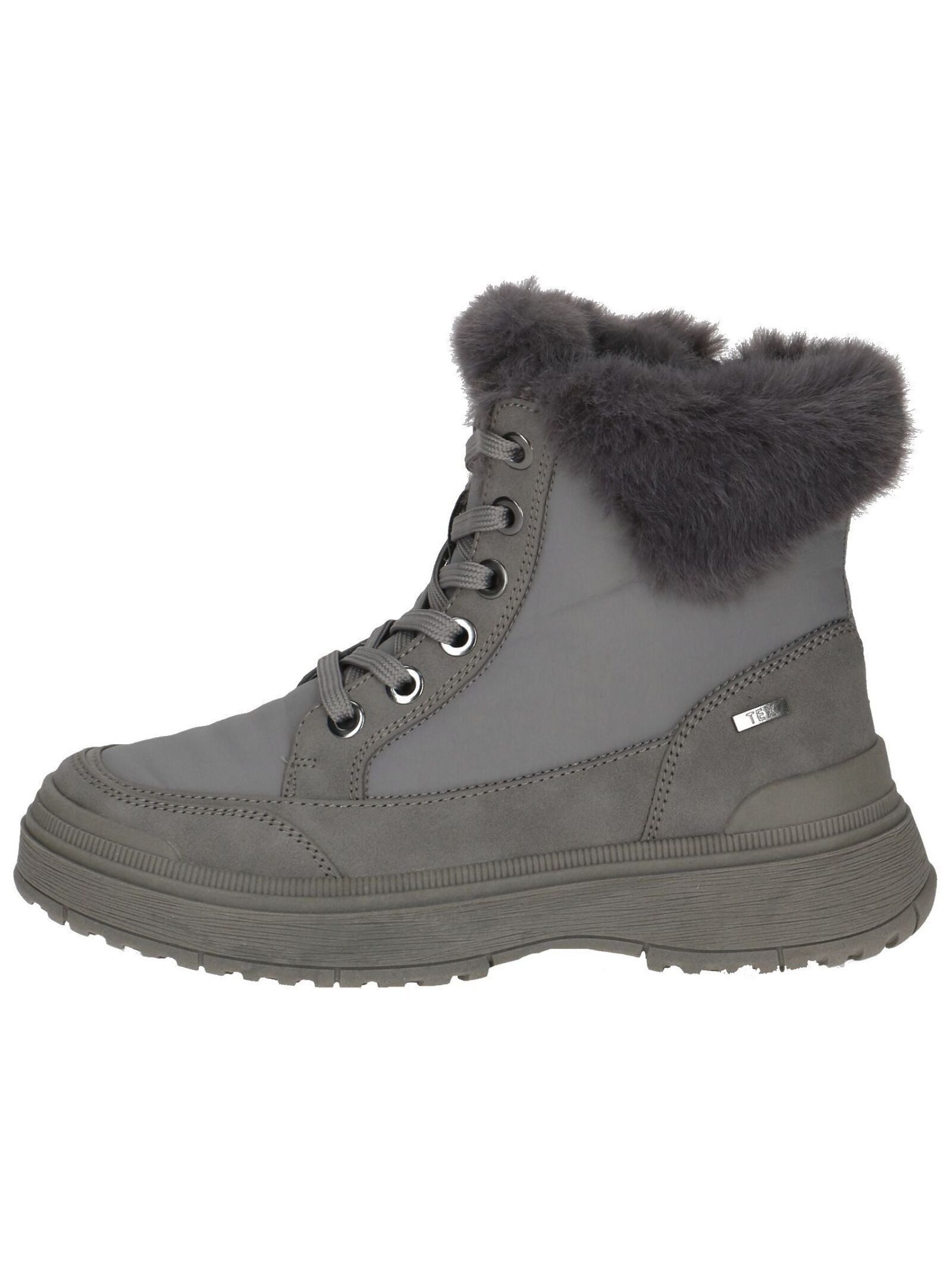 Caprice Stiefelette Lederimitat/Textil . Schnürstiefelette