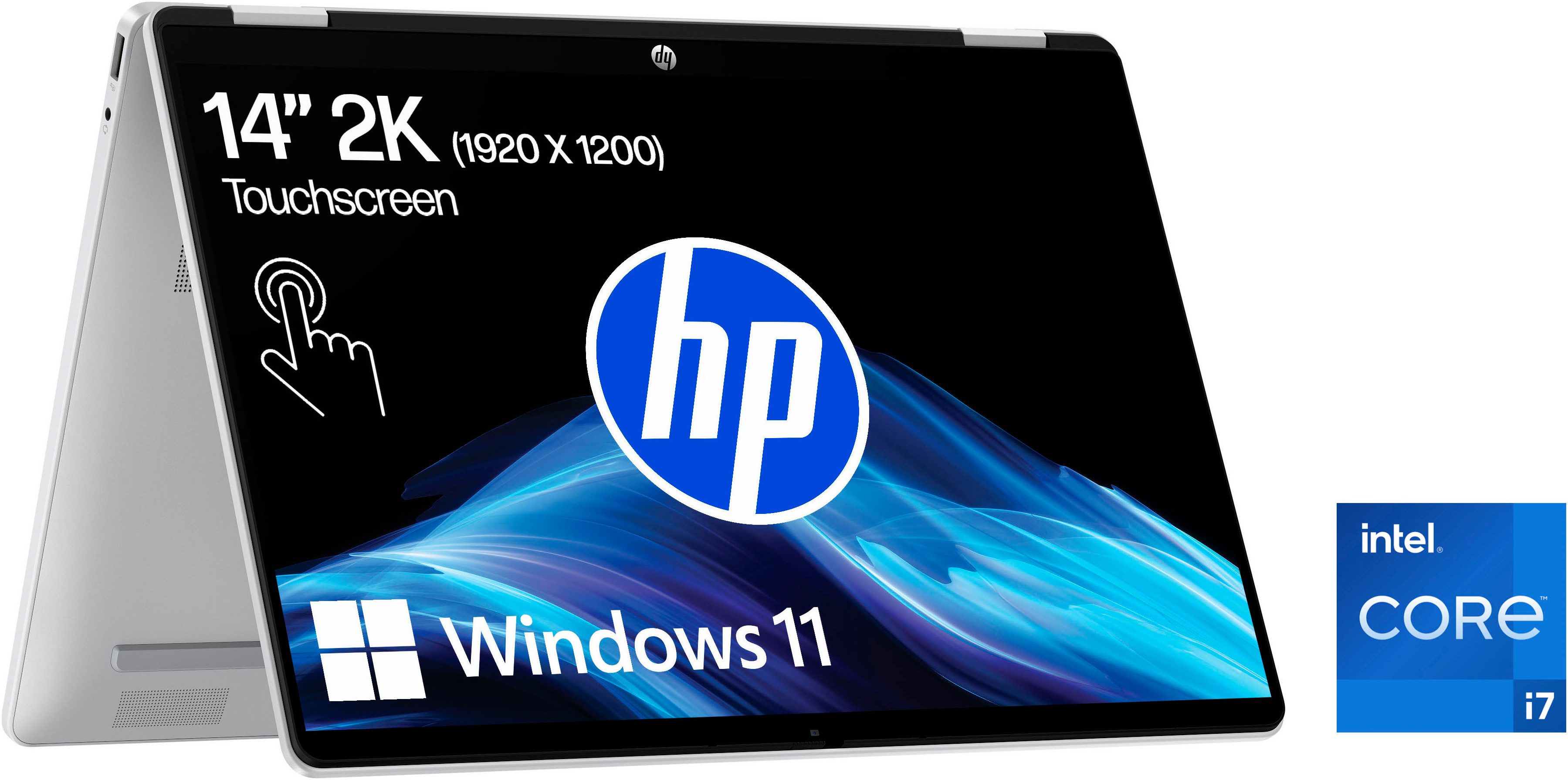 HP OmniBook 5 Flip 14-fp0077ng Convertible Notebook (35,6 cm/14 Zoll, Intel Core 7 150U, Intel Graphics, 1000 GB SSD)