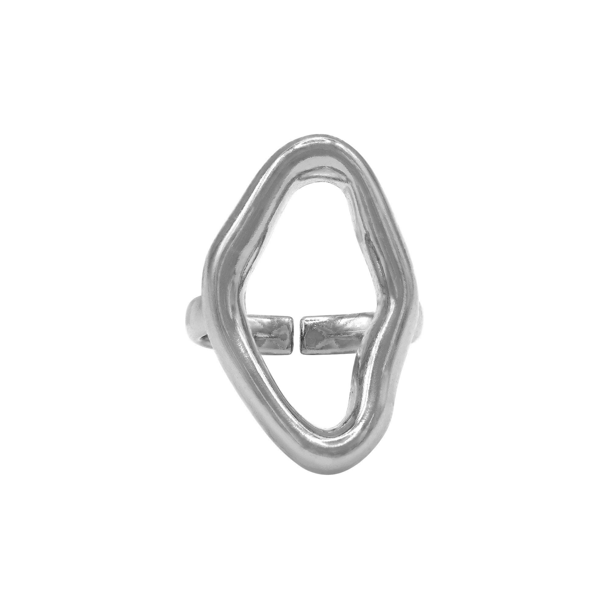 Fingerring Jolina silberfarben poliert
