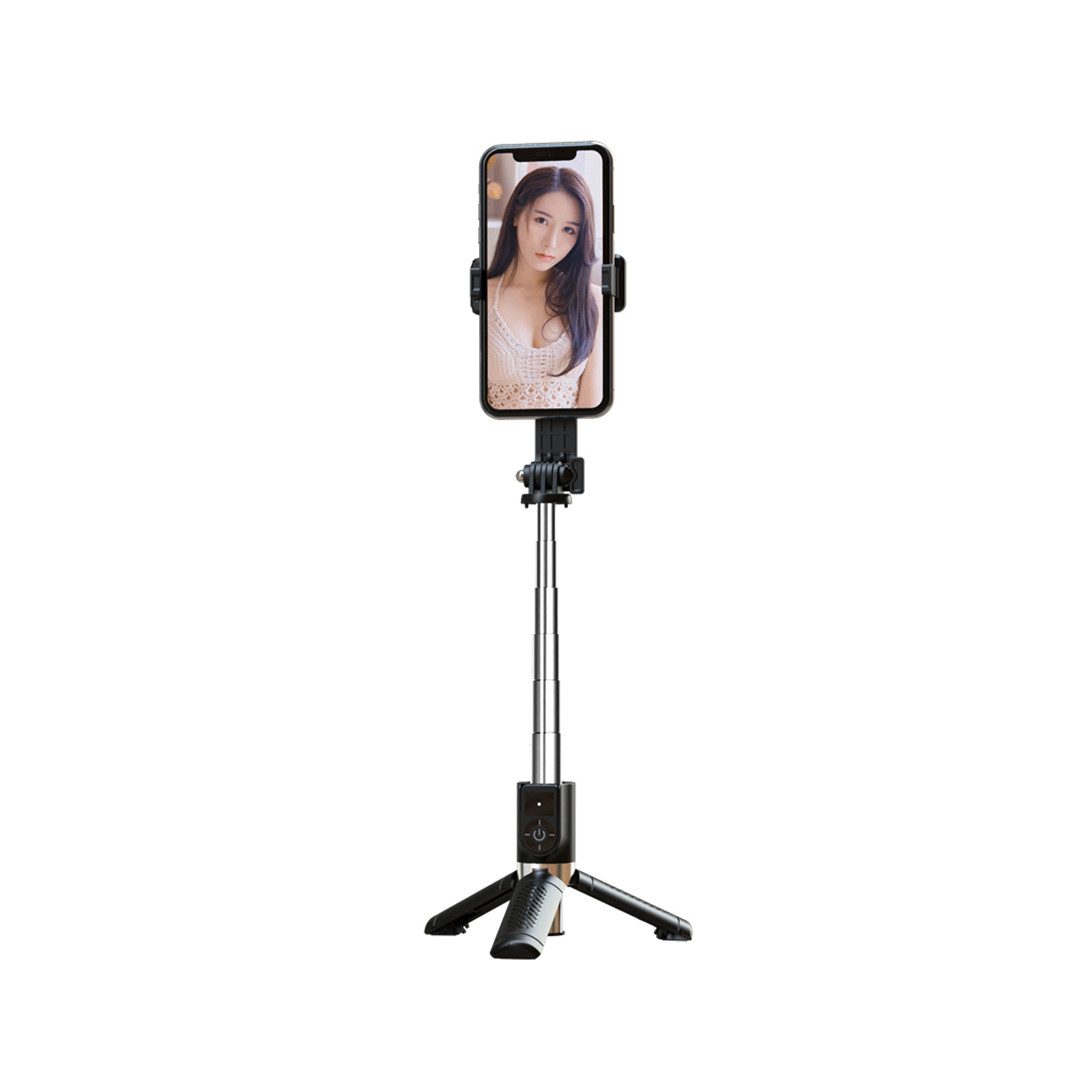 XO Selfie-Stick XO 2in1 Selfie-Stick Bluetooth-Stativ 80cm
