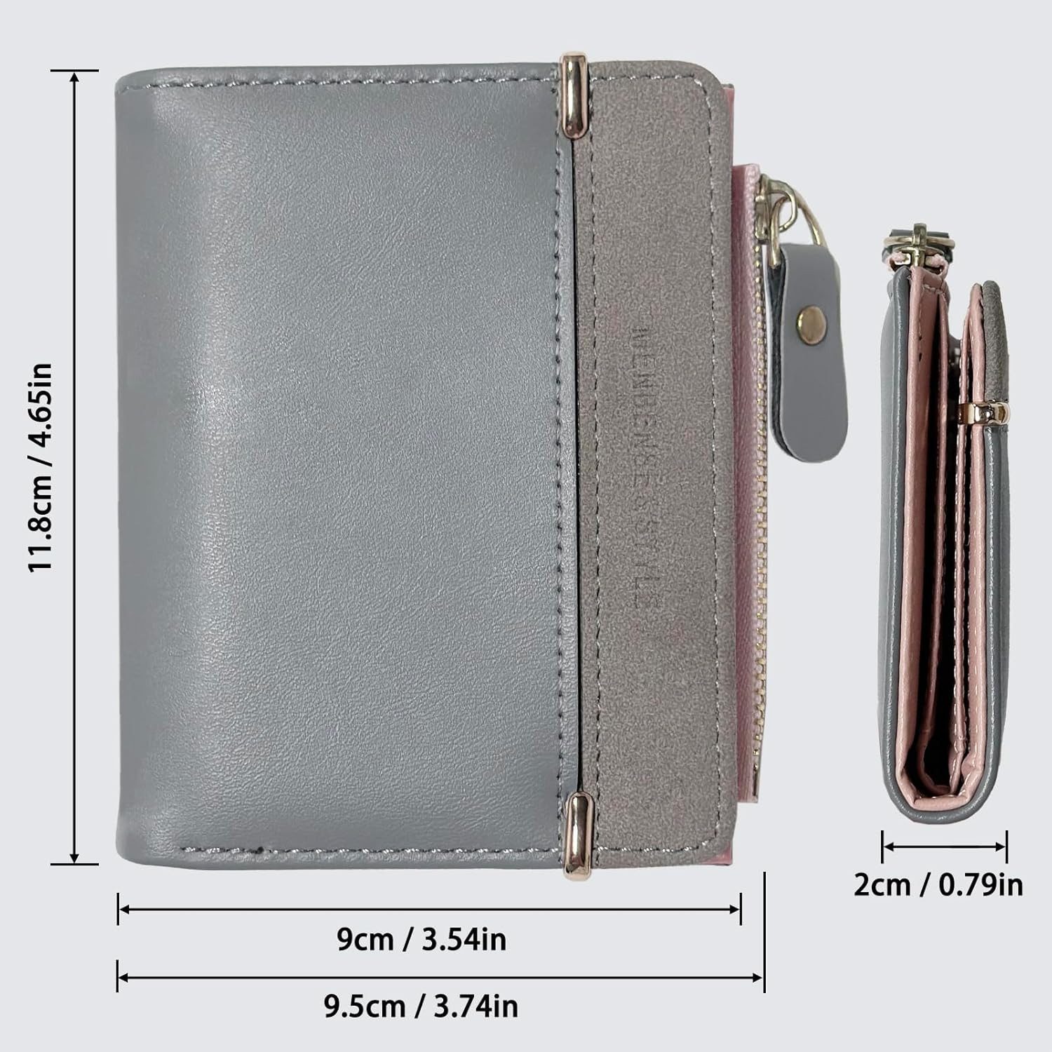 Coonoor Geldbörse Damen Klein, Leder Kleines Portemonnaie RFID-Schutz günstig online kaufen