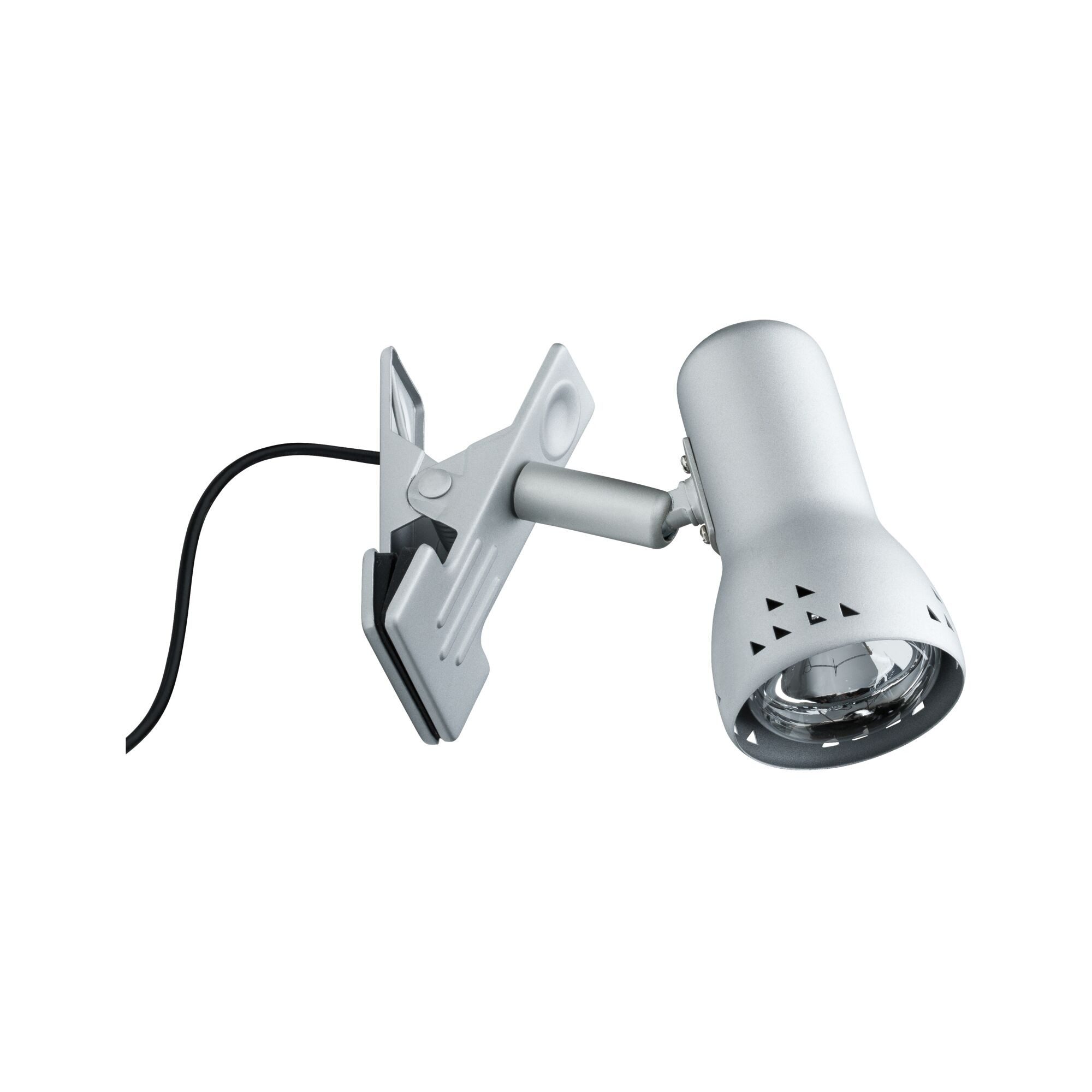 Paulmann Klemmleuchten Klemmspot Gryps Eisen gebürstet 230V E14 – Bild 2 von 5
