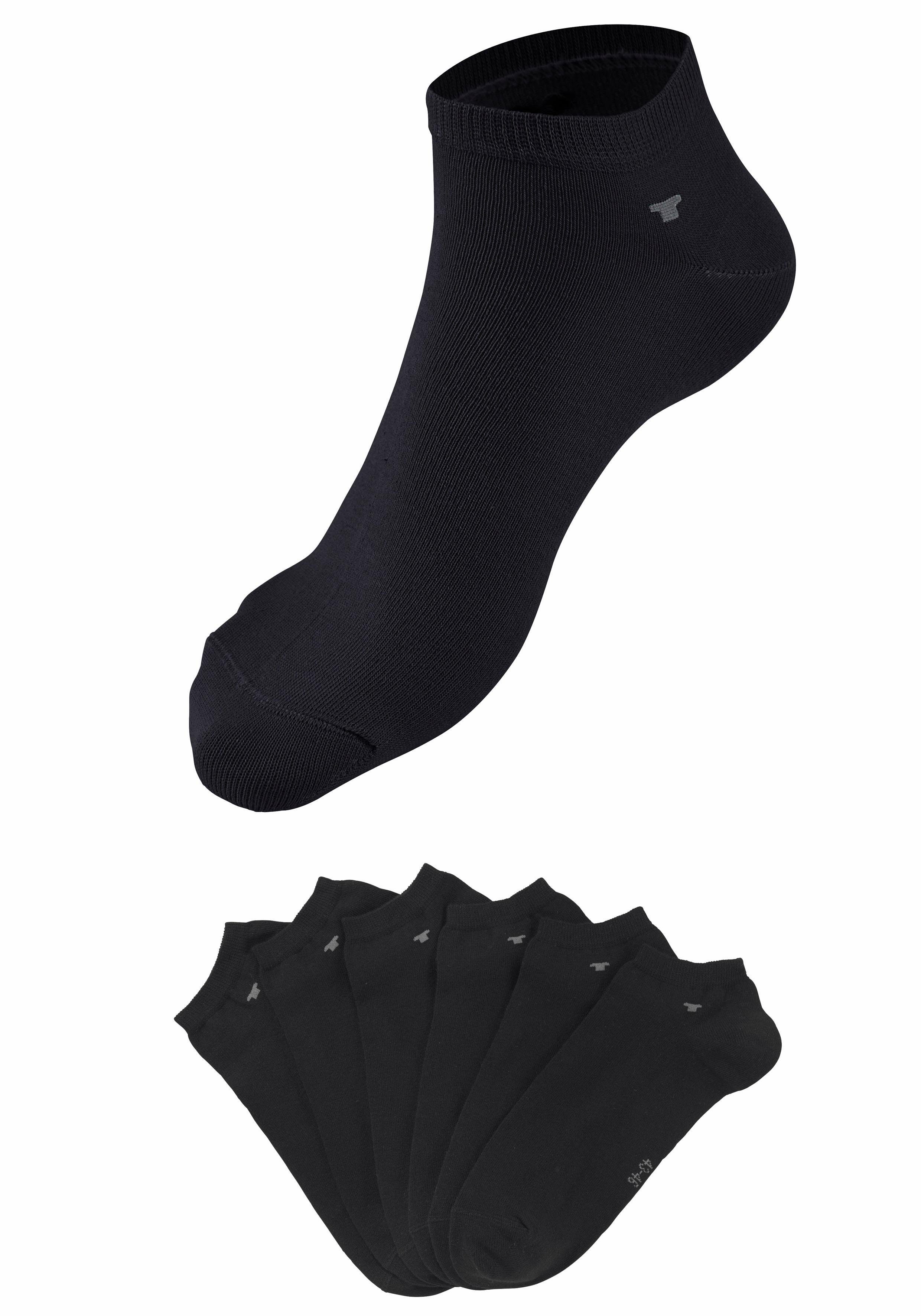 TOM TAILOR Sneakersocken farblich sortiert kaufen | OTTO Tom Tailor Herren Sneaker Socken, 3er Pack schwarz 43 46