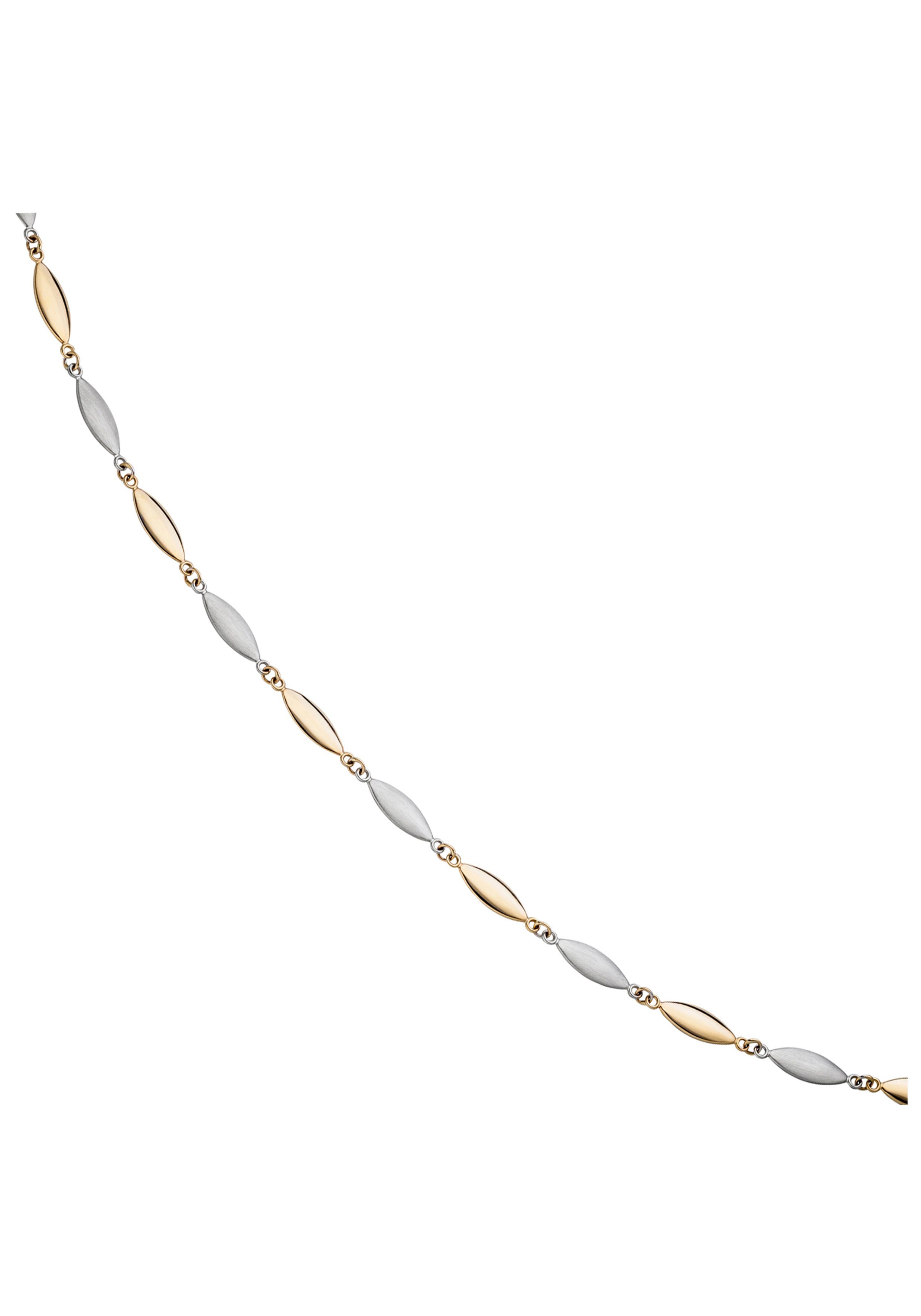 JOBO Goldkette, 585 Gold bicolor 45 cm g...