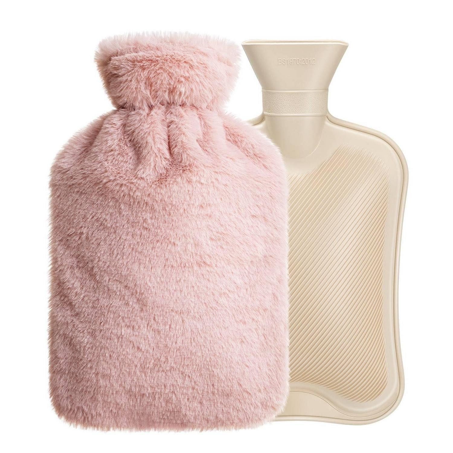 LuxusKollektion Wärmflasche Wärmflasche mit Bezug 2L