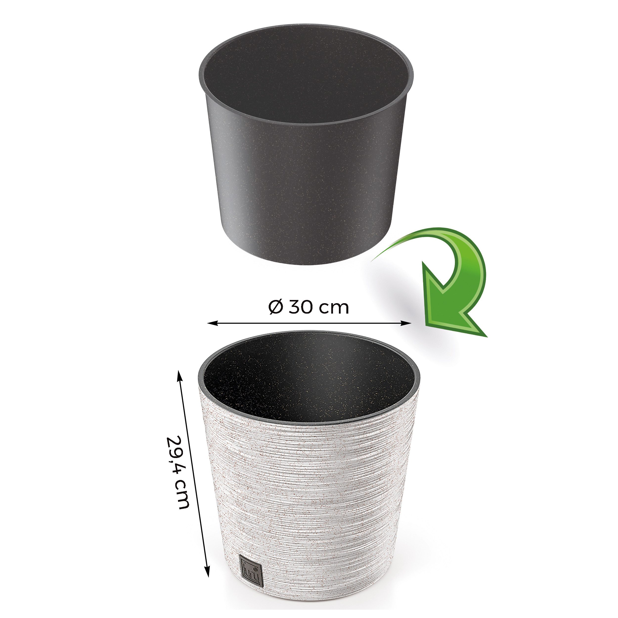 Annastore Pflanzkübel Blumentopf - Blumenübertopf für günstig online kaufen