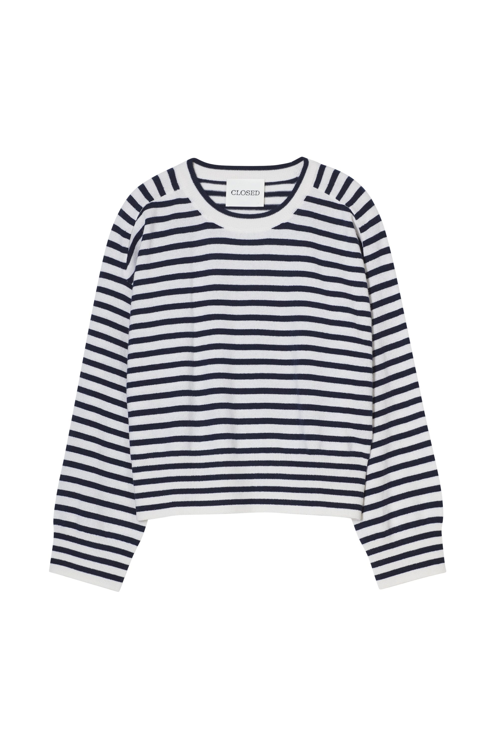 CLOSED Strickpullover Streifenpullover - Regular Fit