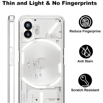 CoolGadget Handyhülle Transparent Ultra Slim Case für Nothing Phone 2 6,7 Zoll, Silikon Hülle Dünne Schutzhülle für Nothing Phone (2) Hülle