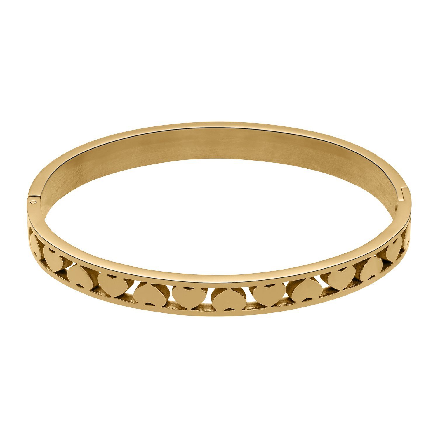 Guess Armreif Armband - Stahl - Gold - Kristall - Damen