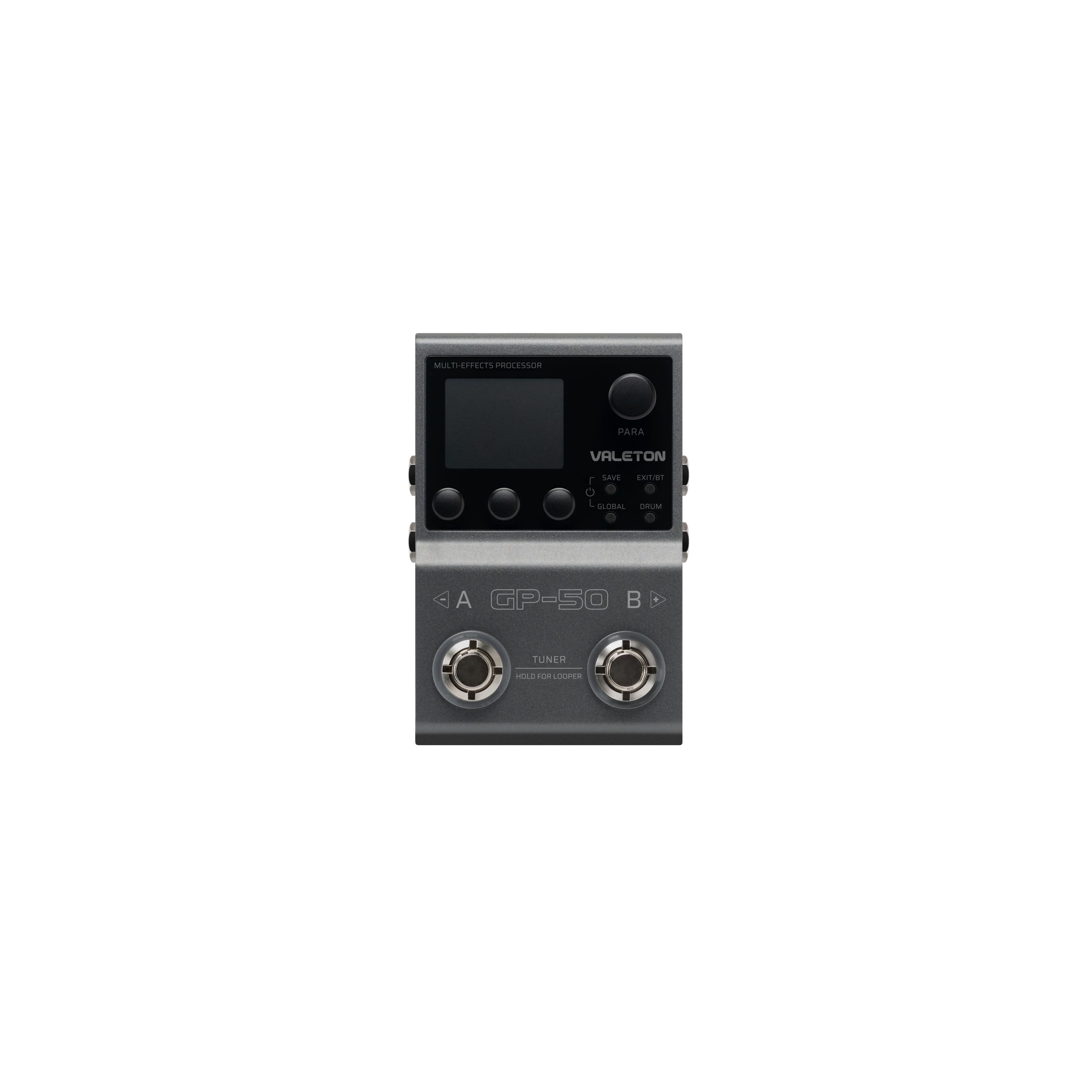 Valeton Musikinstrumentenpedal, (Effekte, Multi-Effekte), GP-50 Multieffektprozessor - Multieffektgerät für Gitarren