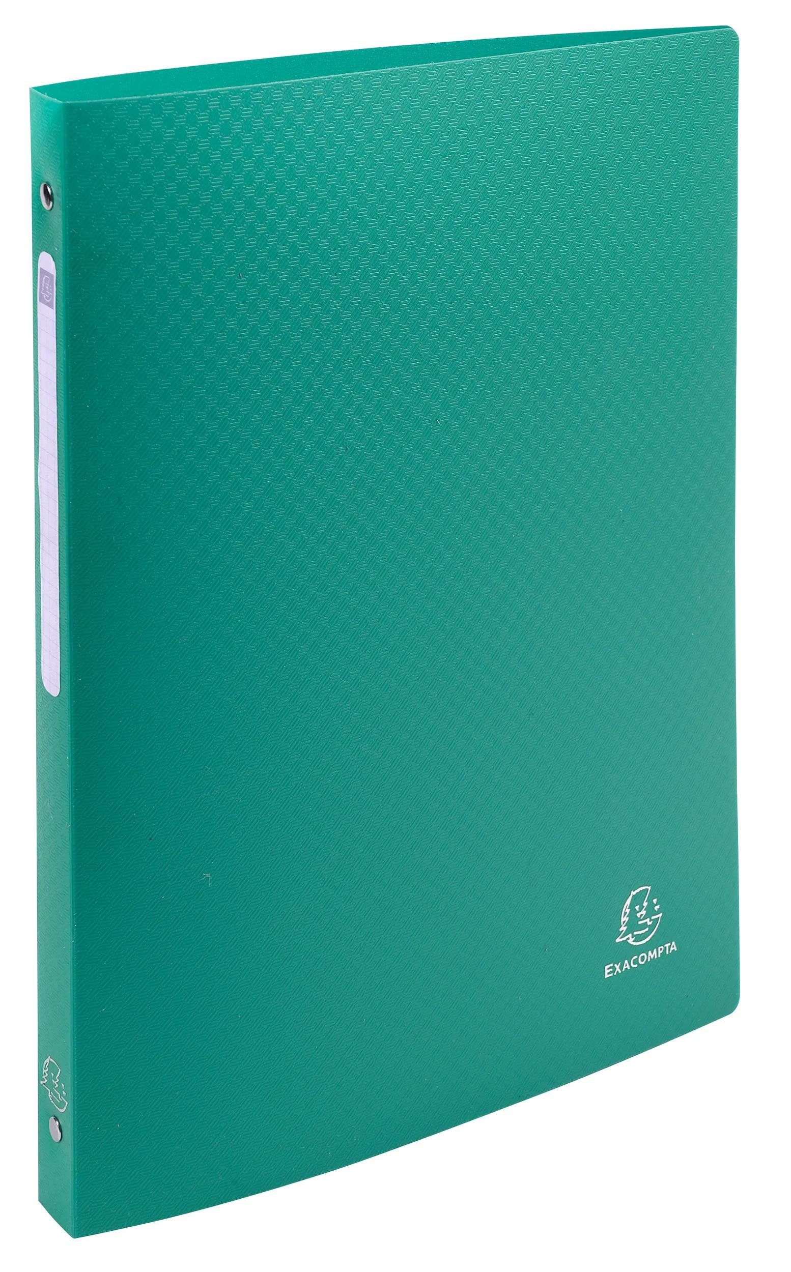 Ringbuchmappe 20x Ringbuch PP 500µ 4 Ringen Rücken 20mm A4 Dunkelgrün 51183E