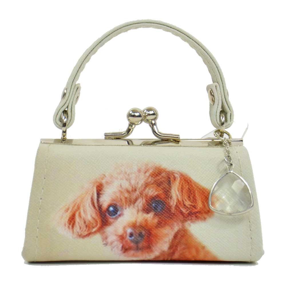 Kögler Mini Geldbörse Mario Moreno Geldbörse Hund Pudel Welpe Münzbörse Mini Bag (1-tlg), Fotodruck