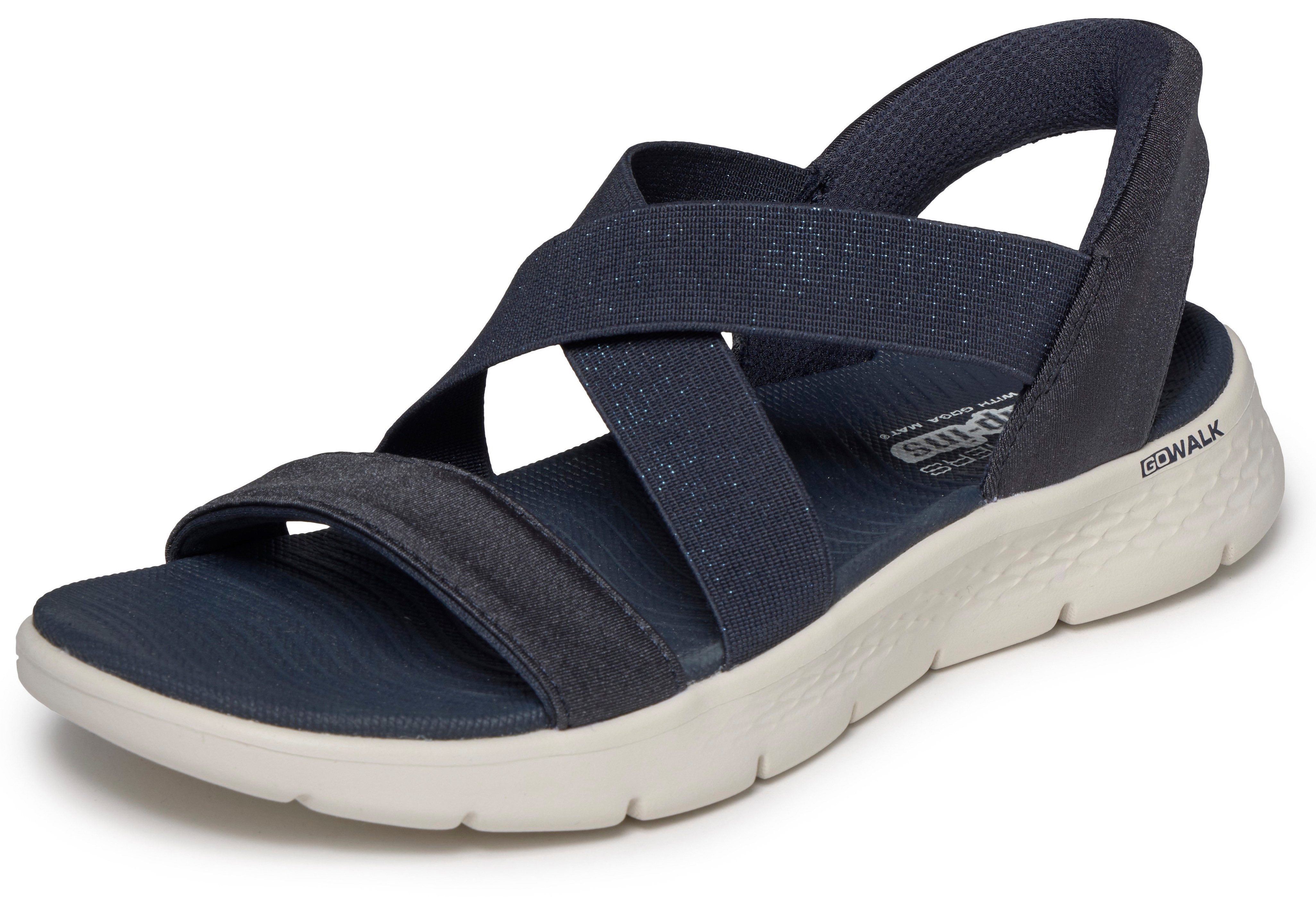 Skechers GO WALK FLEX SANDAL-GLIMMER UP Sandale Sommerschuh, Schlupfschuh m günstig online kaufen