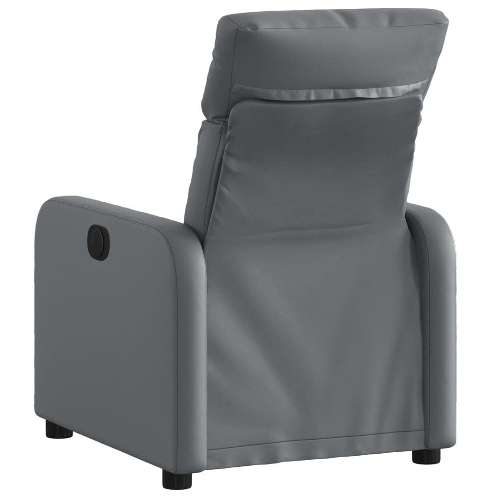 vidaXL Sessel Relaxsessel Grau Kunstleder (1-St) günstig online kaufen