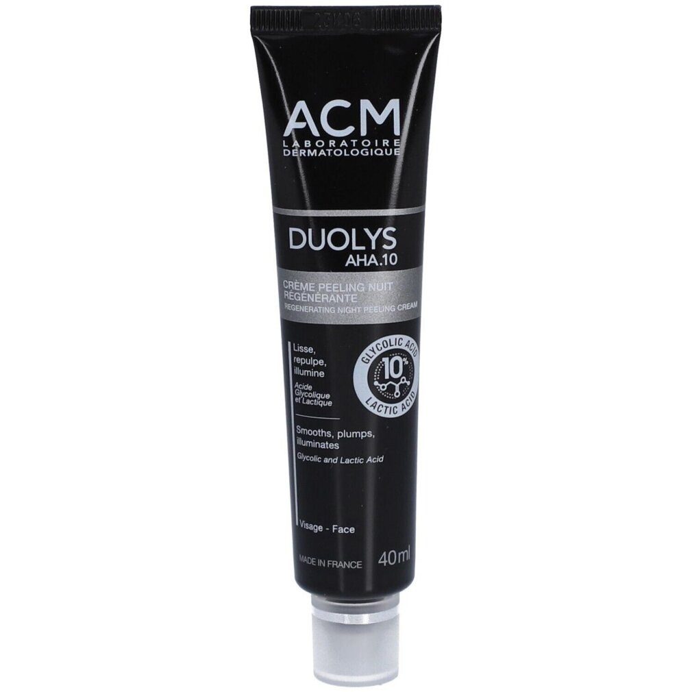 ACM Körperpflegemittel Laboratoire, Duolys, Peeling, Nachtcreme, für Gesicht, 40 ml