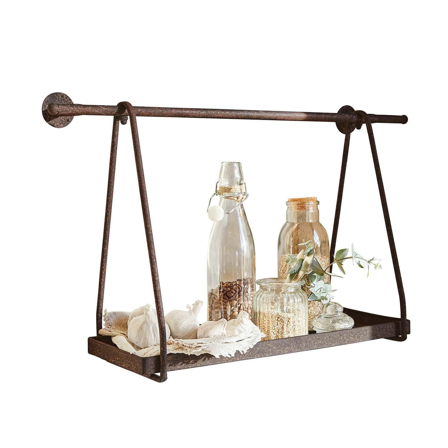 Mirabeau Wandregal Wandregal Jaquesse antikbraun günstig online kaufen