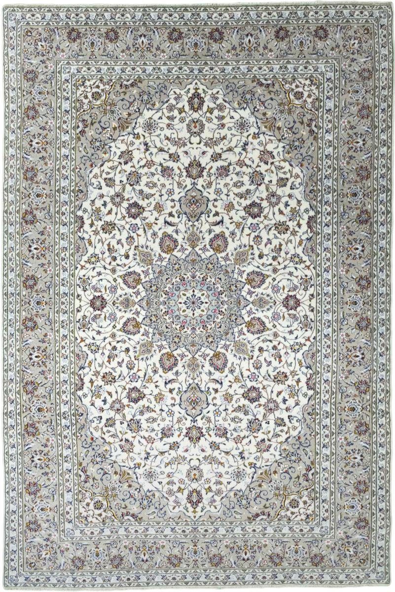 Orientteppich Keshan 245x366 Handgeknüpfter Orientteppich / Perserteppich, Nain Trading, rechteckig, Höhe: 12 mm