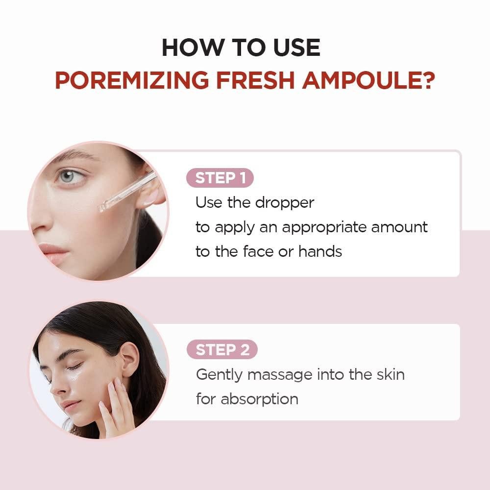 SKIN1004 Gesichtsserum Madagascar Centella Poremizing Fresh Ampoule 100ml - Porenpflegende Ampulle mit Centella Asiatica, Porenverfeinernd, feuchtigkeitsspendend, hautberuhigend