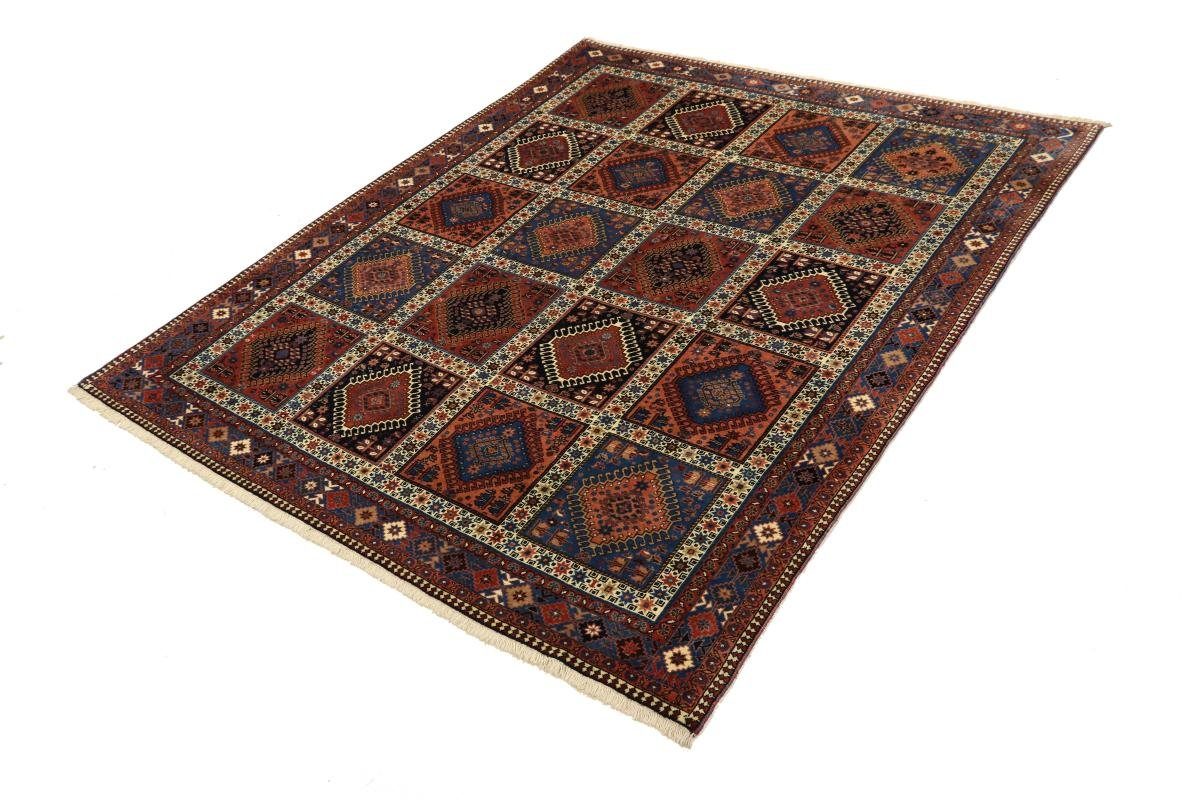 Orientteppich Yalameh Trading, 12 mm / Höhe: 199x239 Orientteppich rechteckig, Handgeknüpfter Nain Perserteppich,
