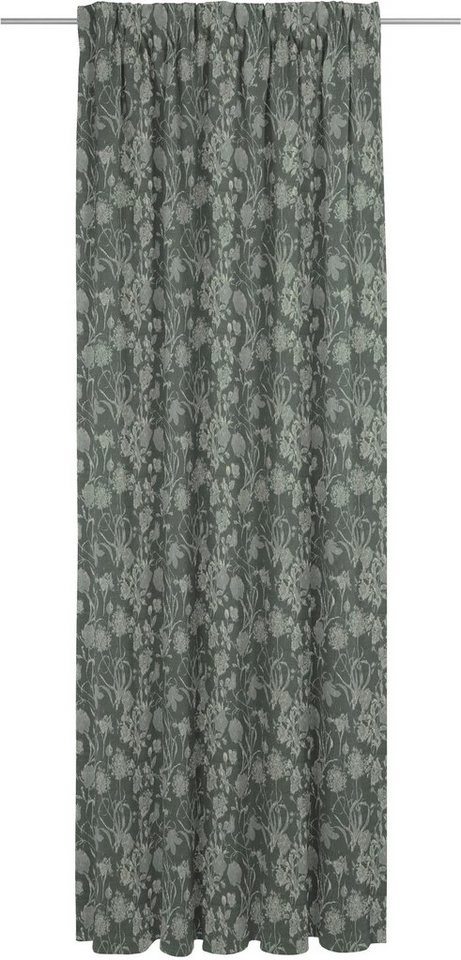 Vorhang Flower Cuvée, Adam, Multifunktionsband (1 St), blickdicht, Jacquard,  nachhaltig aus Bio-Baumwolle