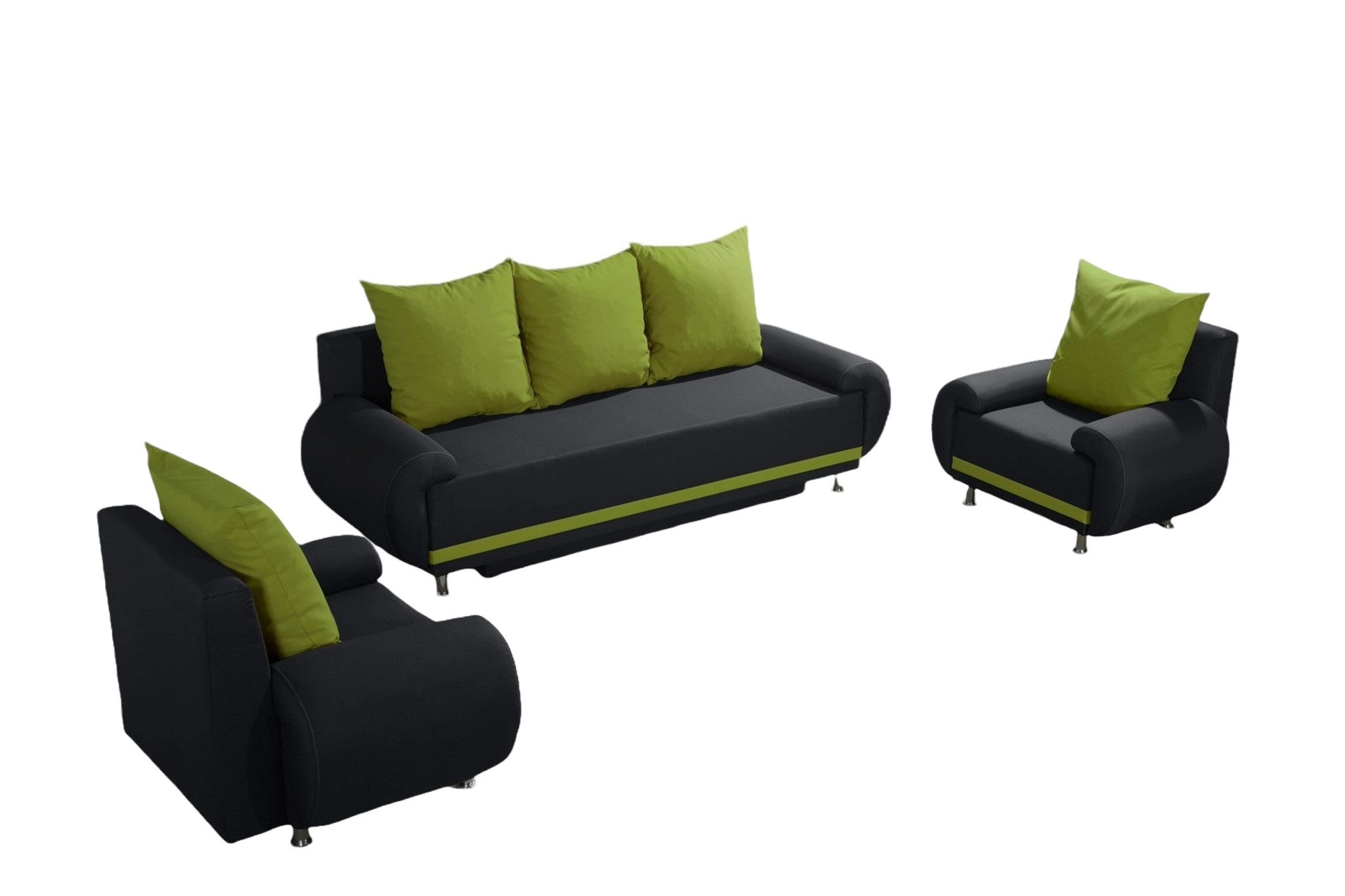 Fun Möbel Polstergarnitur Sofaset Designersofa MIKA günstig online kaufen