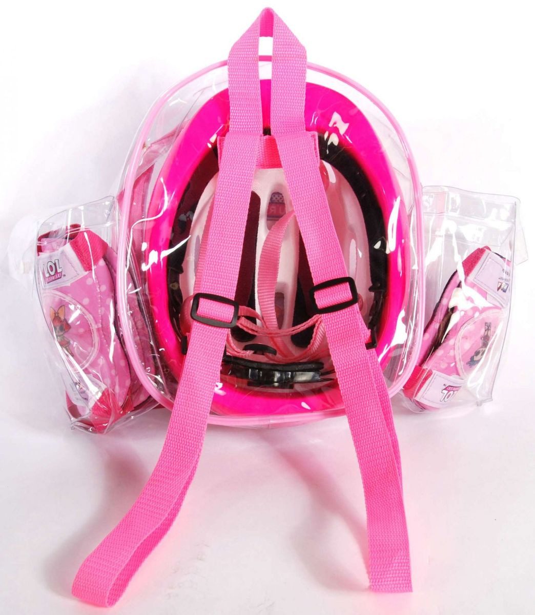 Volare Fahrradhelm Fahrradhelm Fahrrad Helm Knieschoner Ellenbogenschoner LOL 951, Verstellbar Kinnriemen, Belüftungsöffnungen, Extra leicht, Gr.:51-55cm