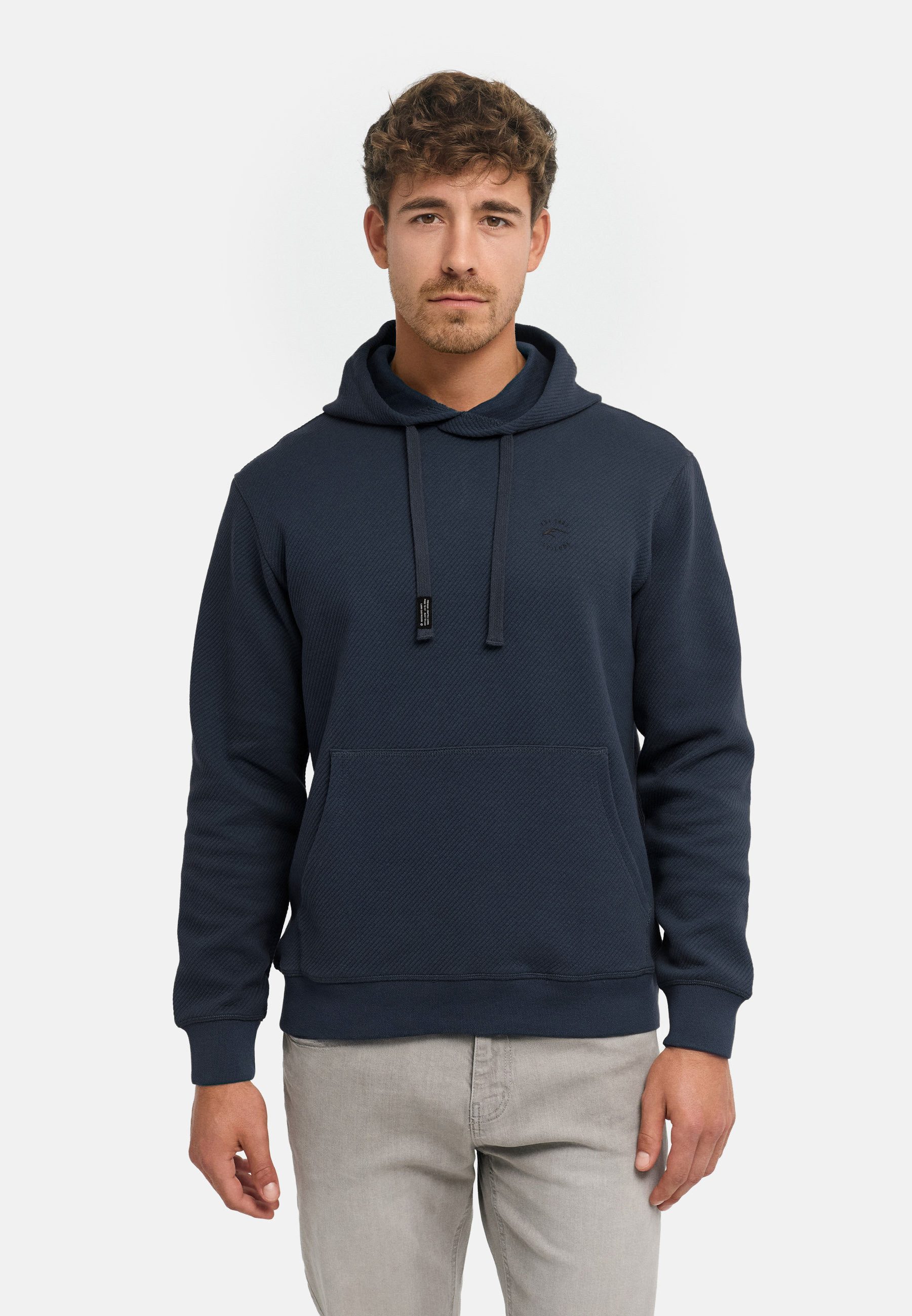INDICODE Hoodie INTonnic Hoodie (Hoodie) aus elastischem Baumwoll-Mix, Kapuze
