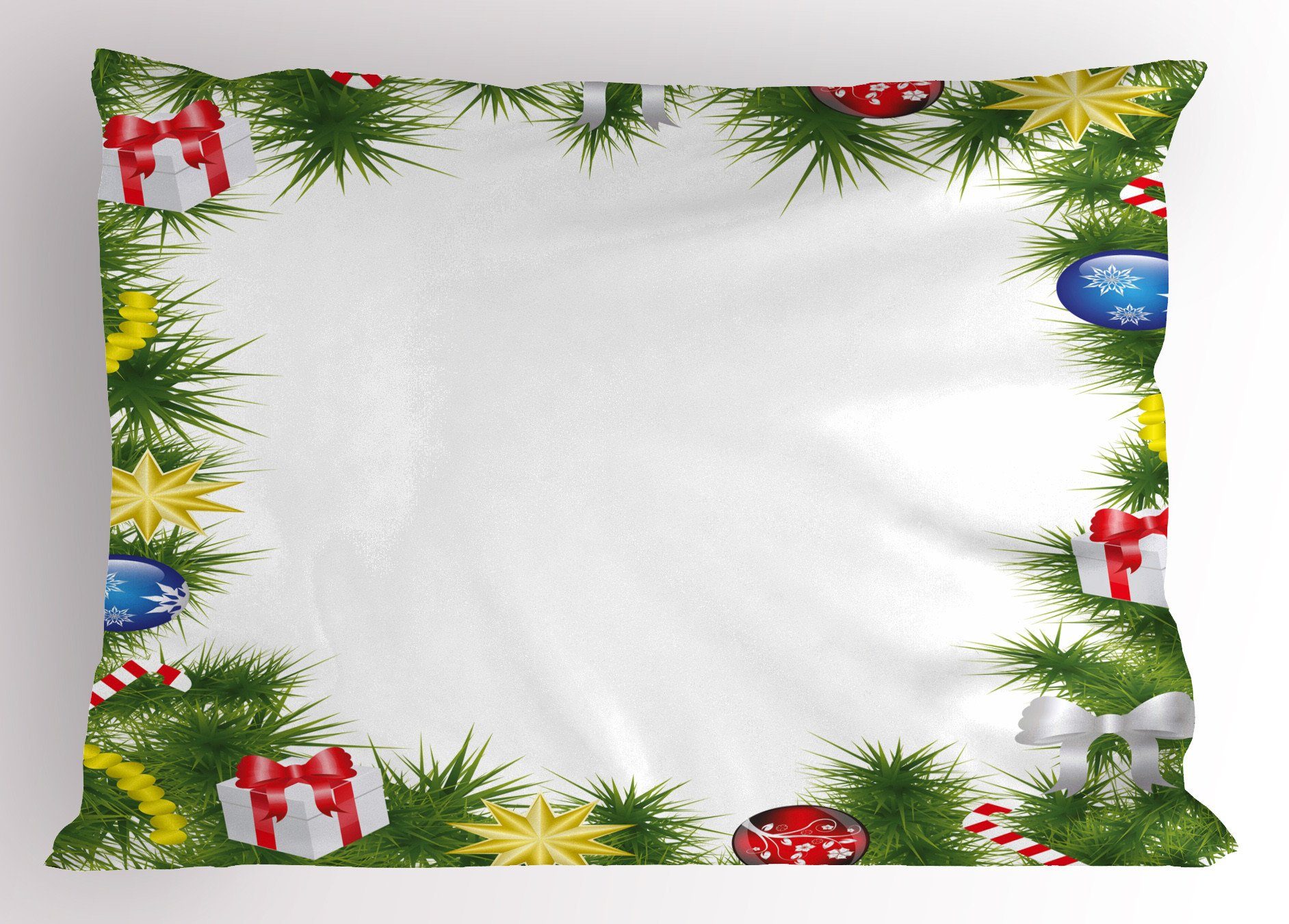 Kissenbezüge Fir Kissenbezug, Weihnachten Standard Abakuhaus King (1 Gedruckter Vibrant Dekorativer Stück), Size
