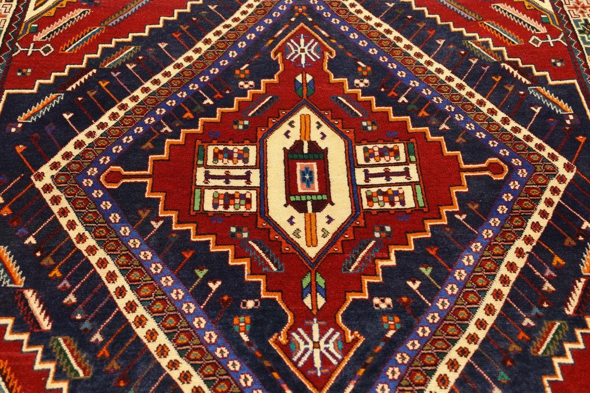Orientteppich Handgeknüpfter rechteckig, 10 Höhe: Orientteppich mm Perserteppich, 150x203 Nain Shiraz / Trading,