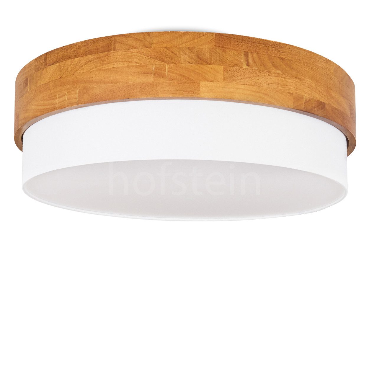 hofstein Deckenleuchte »Campitello« Deckenlampe aus Metall/Holz/Stoff, Nick günstig online kaufen