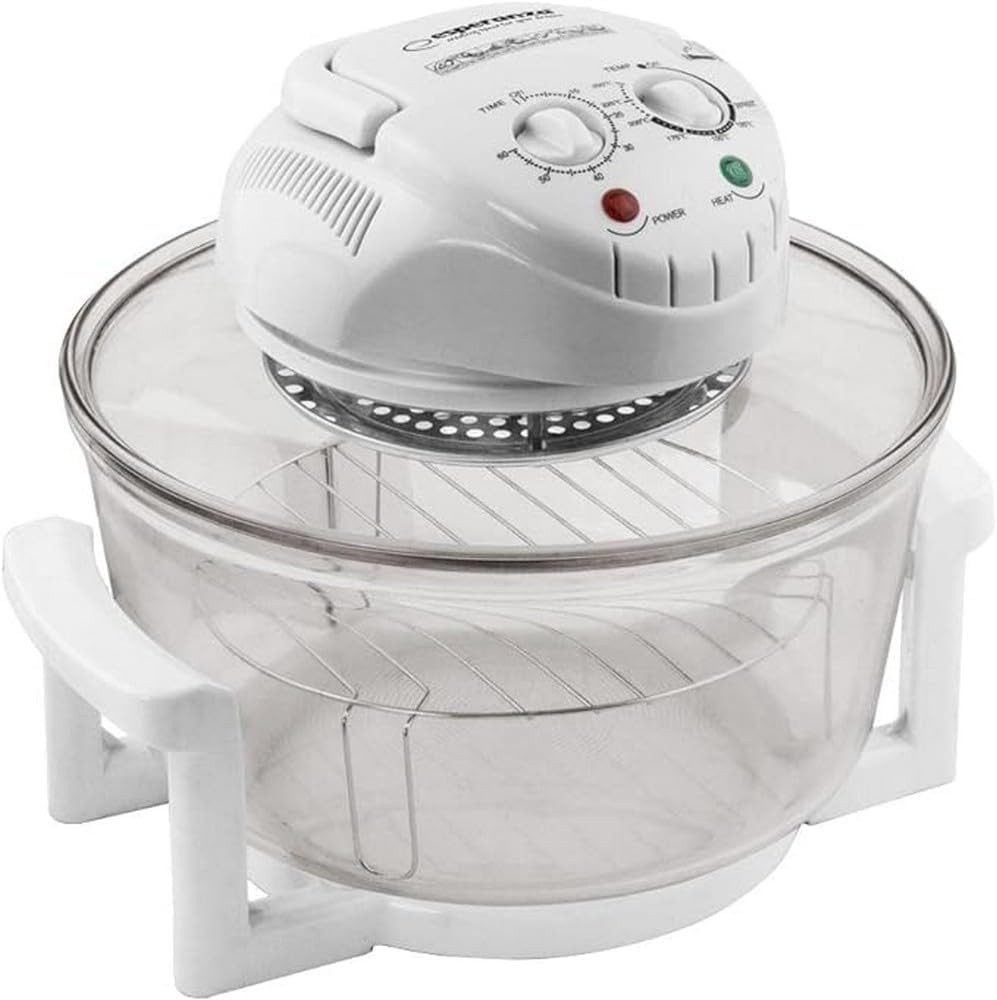 Esperanza Minibackofen 18L Halogenofen Heißluft Fritteuse Grill Ofen Konvektionsofen, Zeitschaltuhr, Temperatureinstellung und Sicherheitsabschaltung