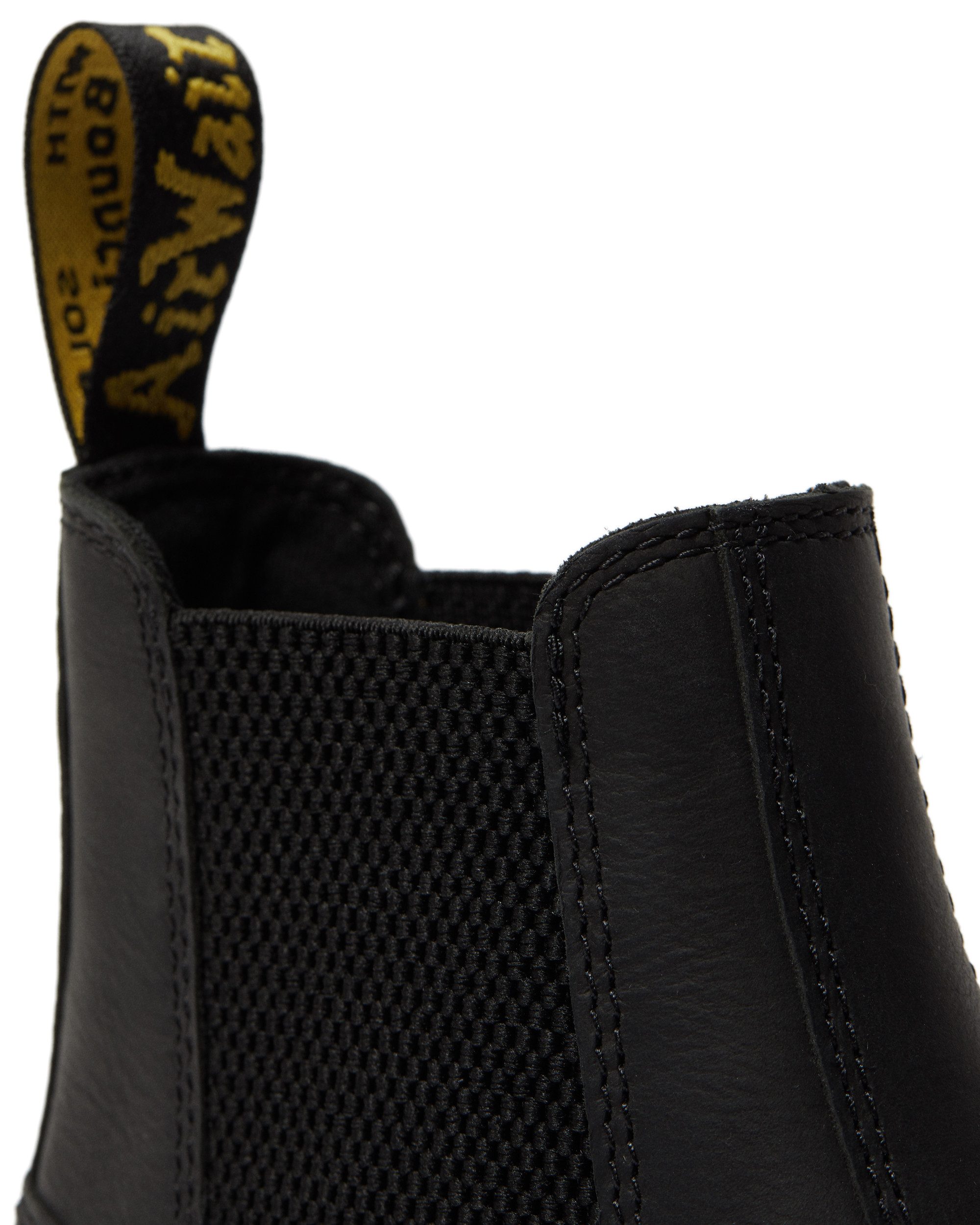 DR. MARTENS Embury Chelseaboots, Blockabsatz, Stiefelette, Schlupfboots mit Logoschriftzug