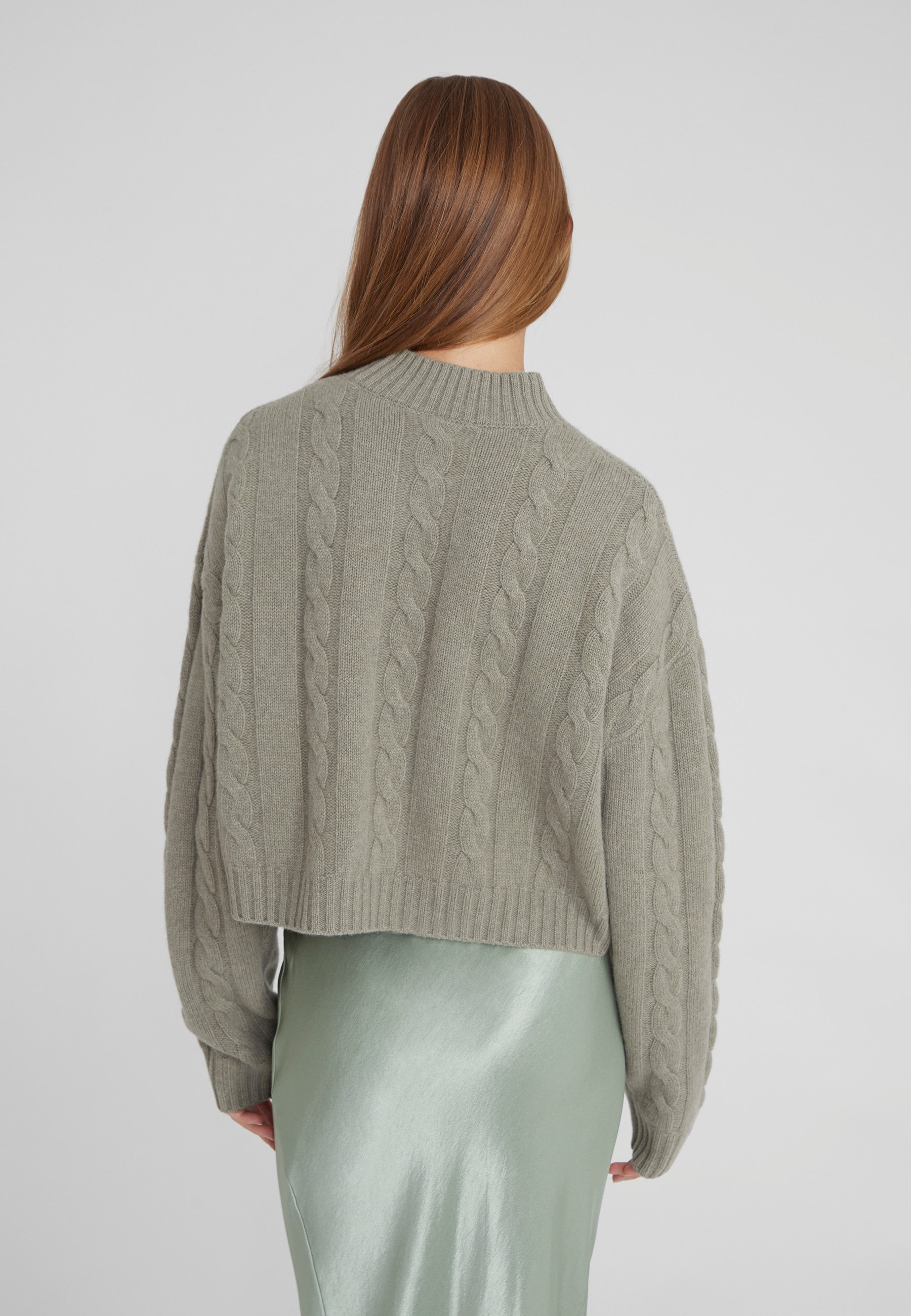 Style Republic Rollkragenpullover Merino- Kaschmir Gemisch OVERSIZED KURZER
