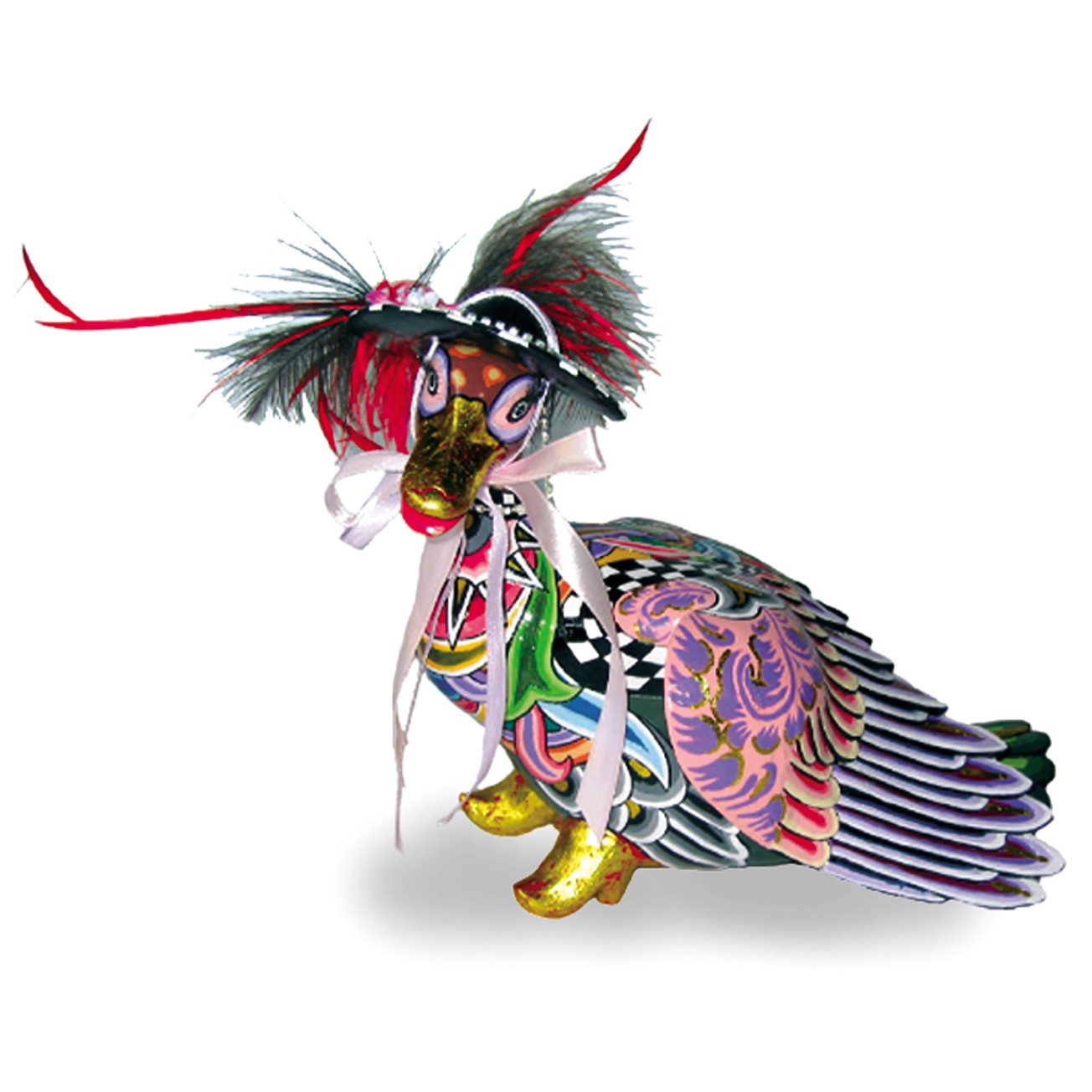 Tom`s Drag Tierfigur Tom`s Drag Ente Goldie, perfekt zu jedem Anlass, Geburtstag, Weihnachten. Sammelfigur