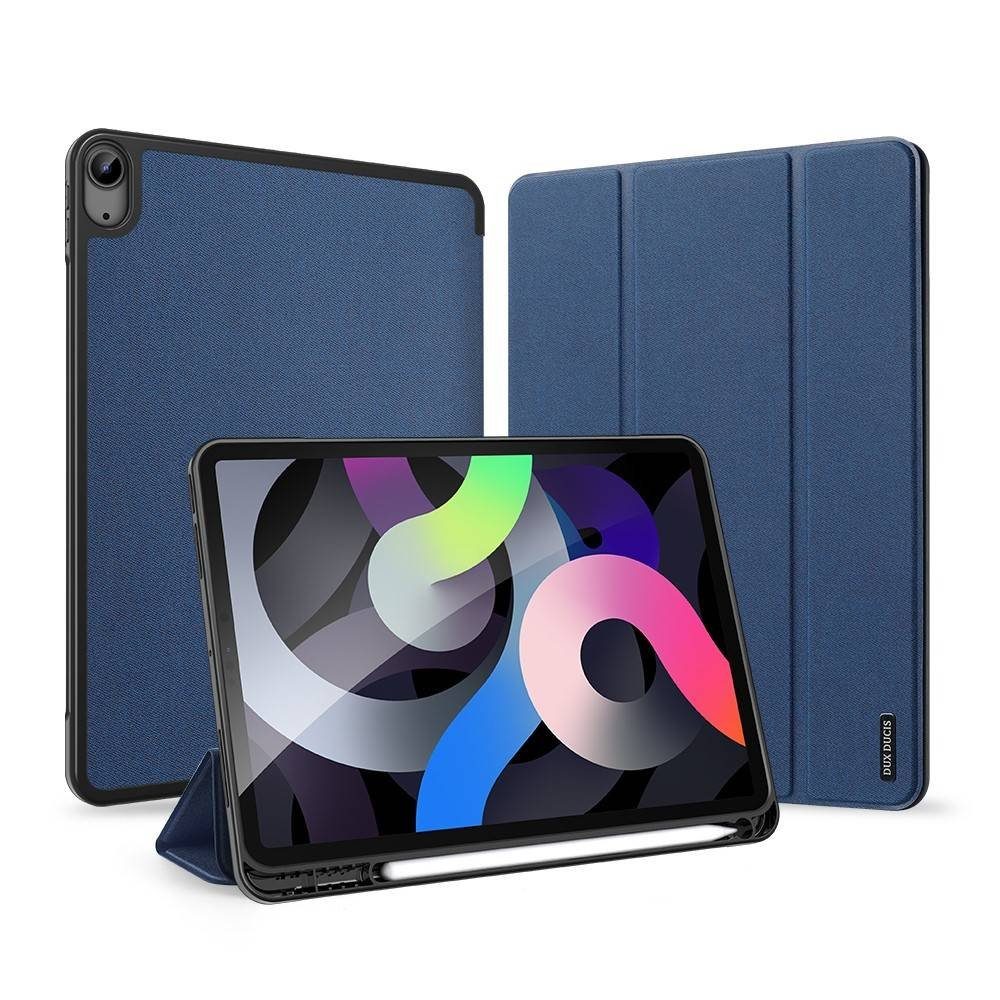Dux Ducis Tablet-Hülle Buch Tasche Hartschale mit Smart Sleep Standfunktion  kompatibel mit IPAD AIR 4 10.9" (2022) Tablet Hülle Etui Brieftasche  Schutzhülle Blau