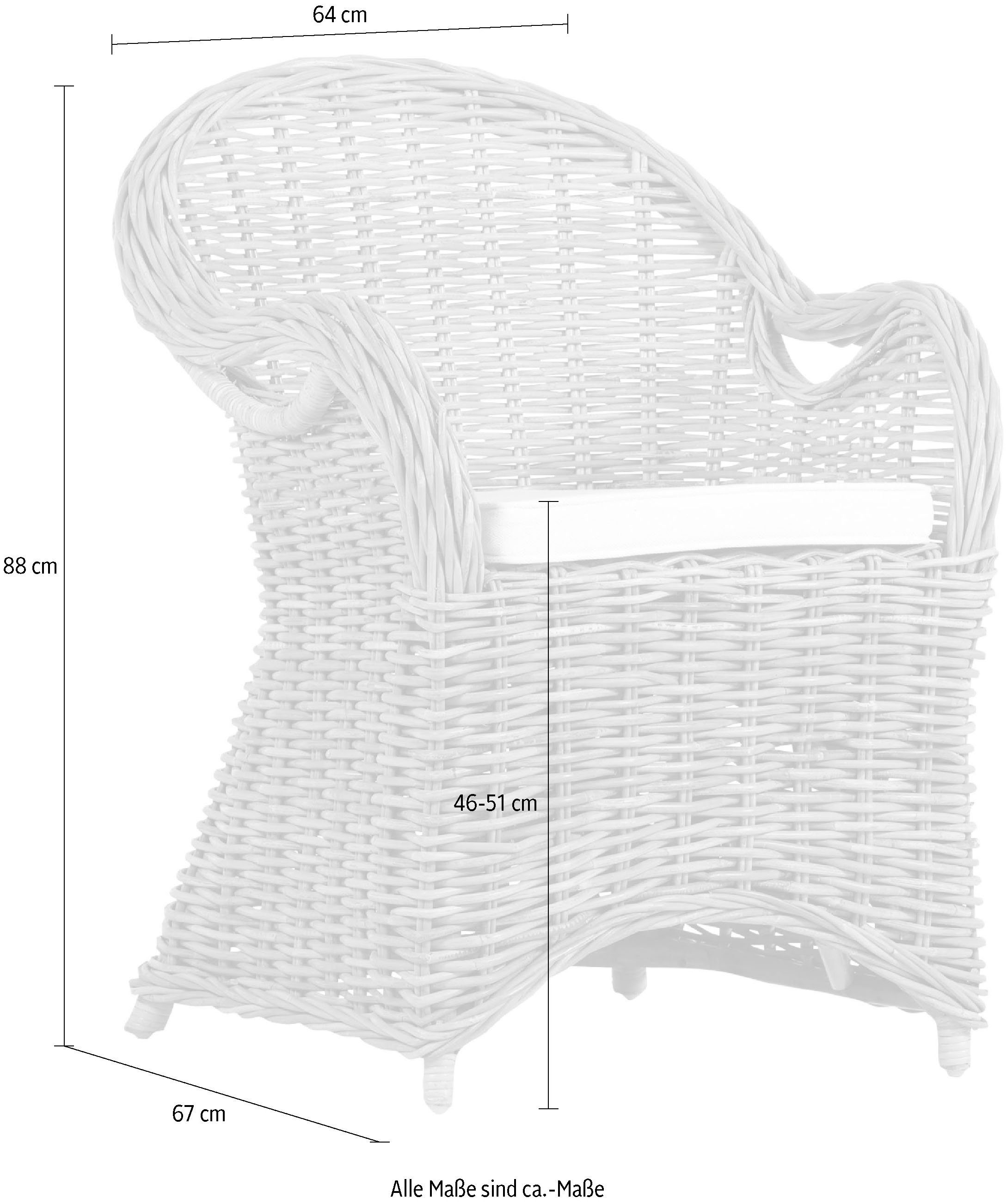 Gutmann Factory Stuhl Spy, Rattan Sessel