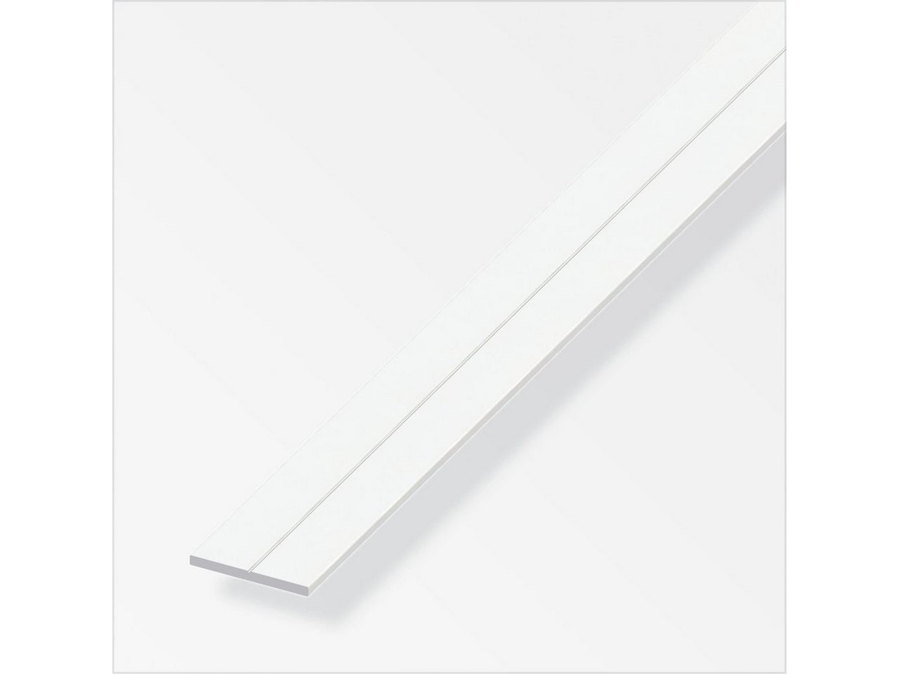 Thumbnail - alfer Profil alfer Flachprofil PVC glatt weiß