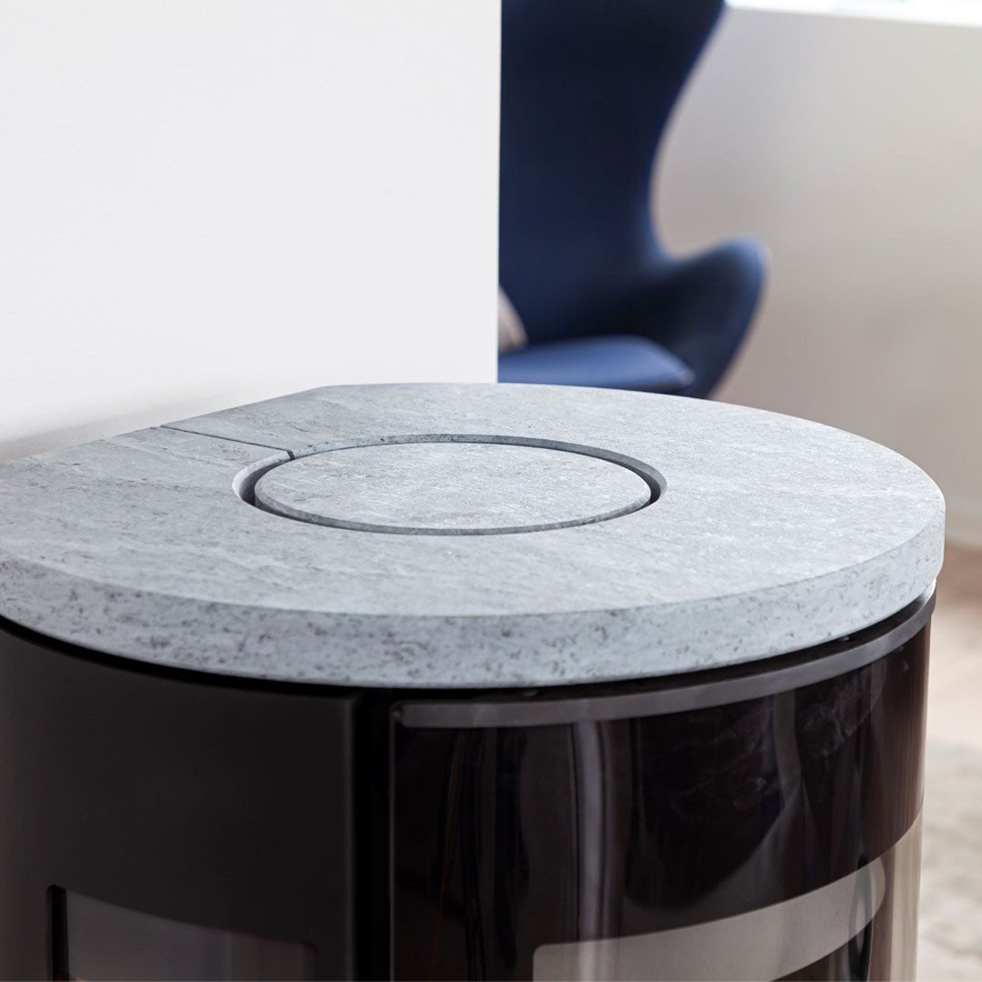 ADURO Kaminofen-Erweiterungssegmet Aduro Topplatte Speckstein Serpentino für Aduro 22 Serie