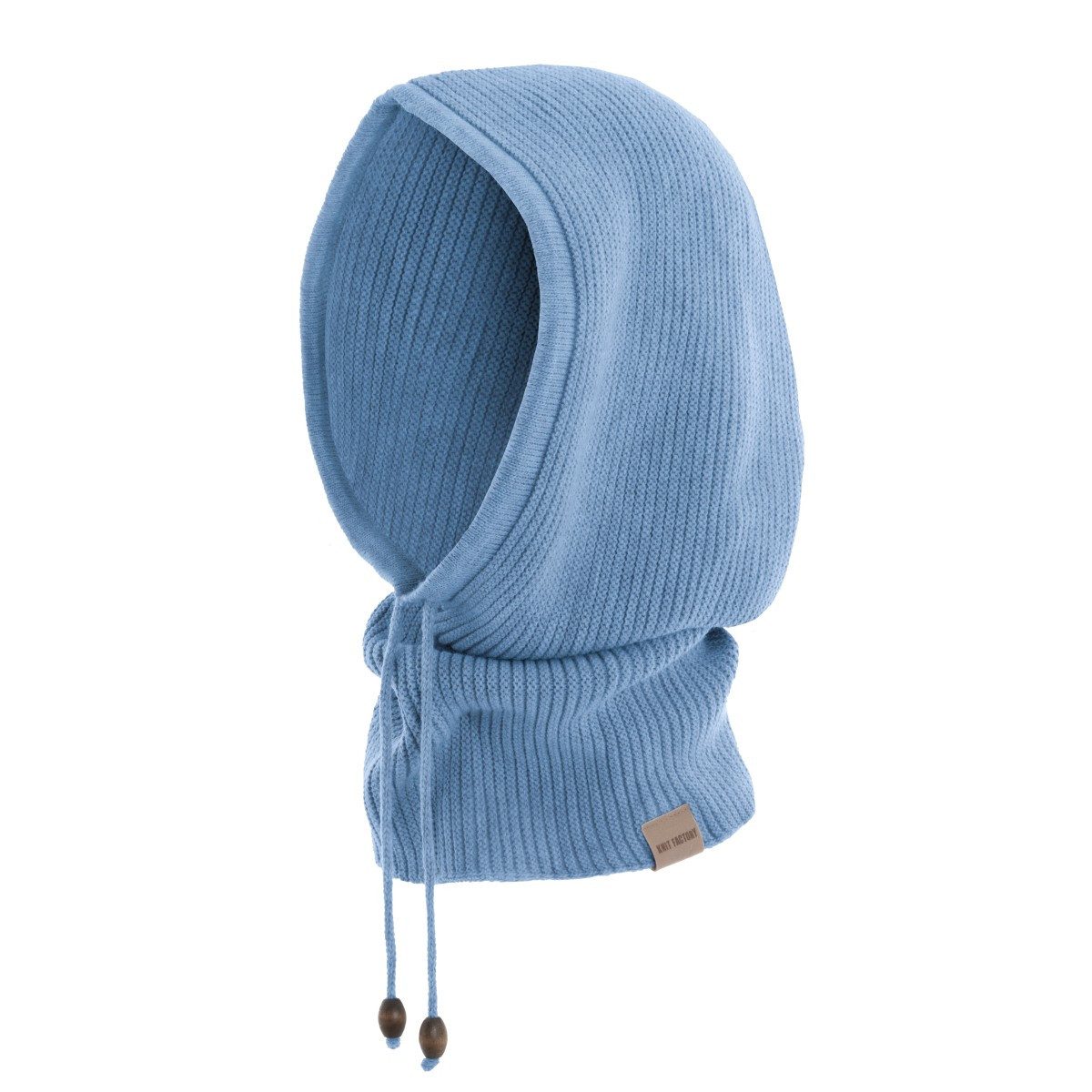 Strickschal Evy Kapuzenschal Crystal Blue One Size