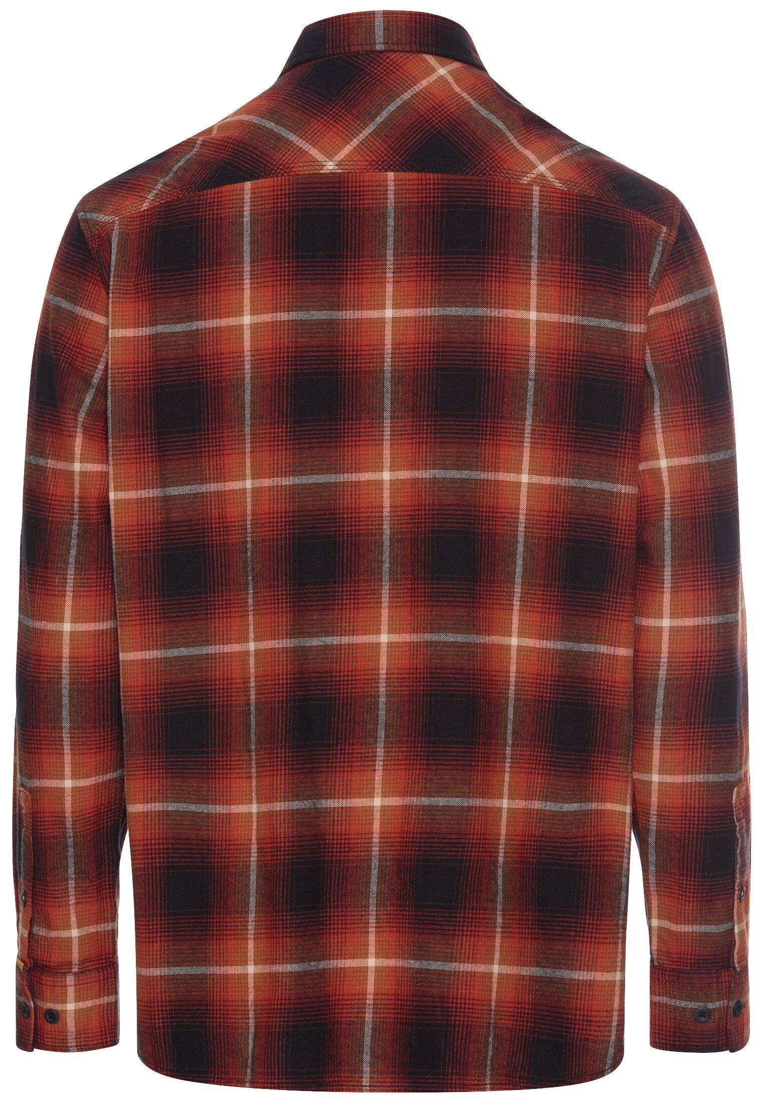 camel active Langarmhemd Langarmhemd mit Karomuster günstig online kaufen