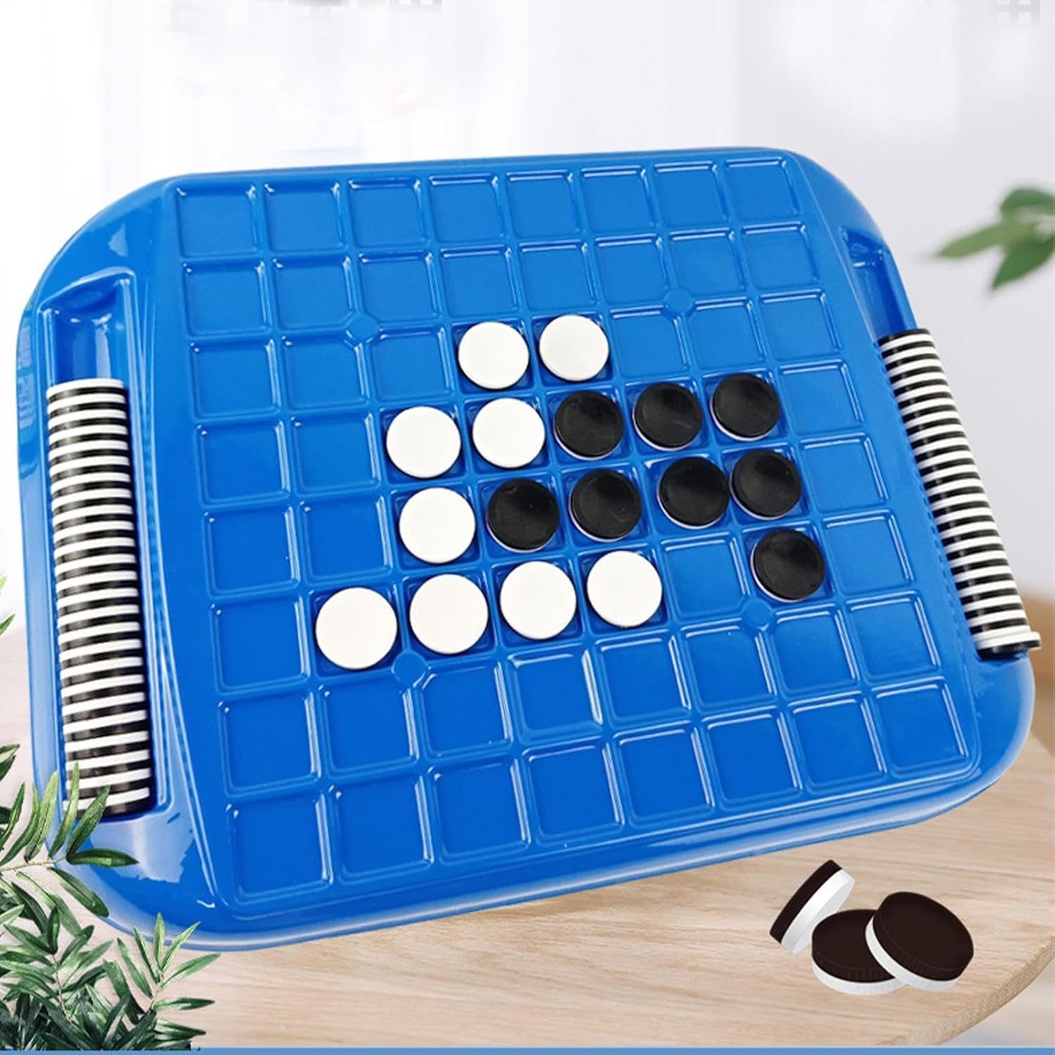 FELIXLEO Spielesammlung Othello Reversi Brettspiel Reisespiel fuer Kinder ab 3
