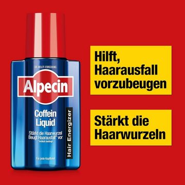 Alpecin Haarpflege-Set Coffein-Shampoo C1 + Alpecin Coffein Liquid, Set 1 x 250 ml + 1 x 200 ml, Das Hair-Energizer-Set gegen erblich bedingten Haarausfall bei Männer