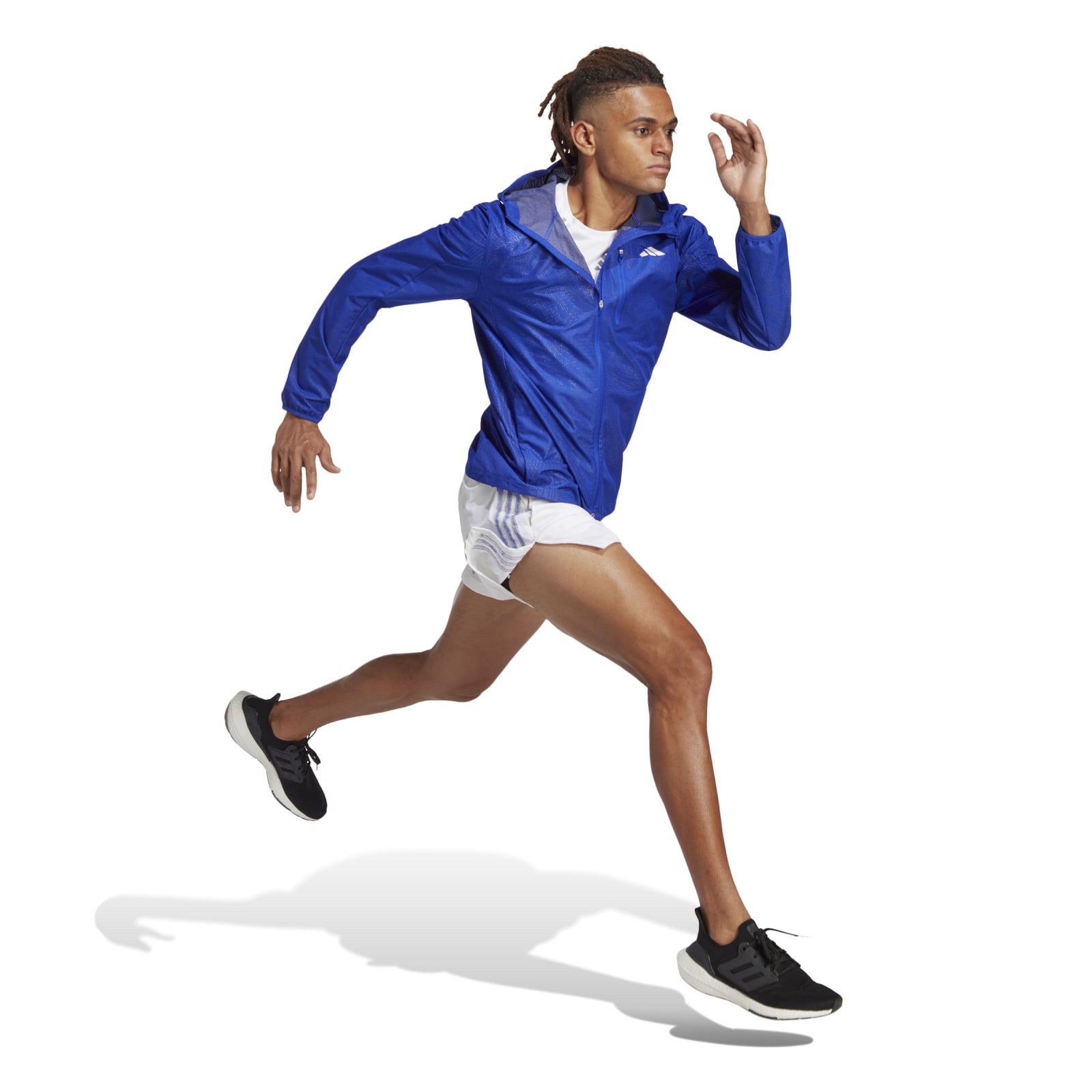 adidas Performance Trainingsjacke Adizero WIND.RDY (schmall, atmungsaktiv, reflektierende Details) blau