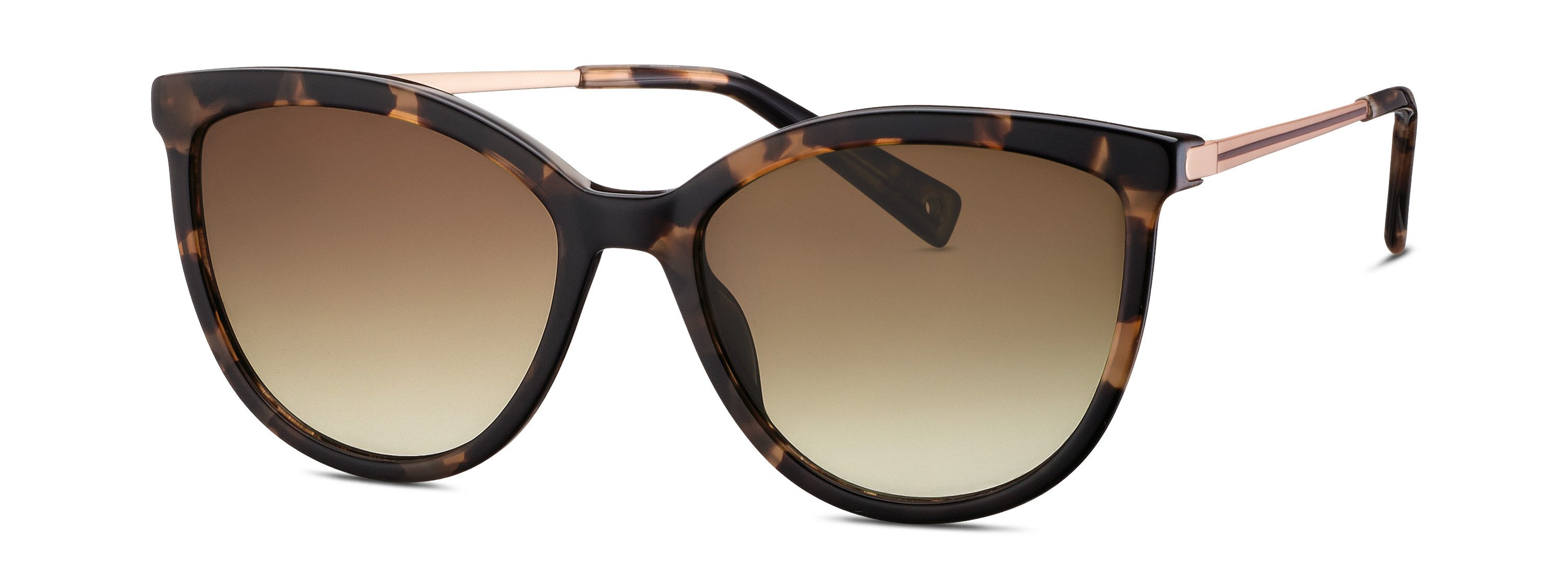 BRENDEL eyewear Sonnenbrille Modell 907050 Form Feminin, Logoschriftzug auf Bügel, Kombifassung