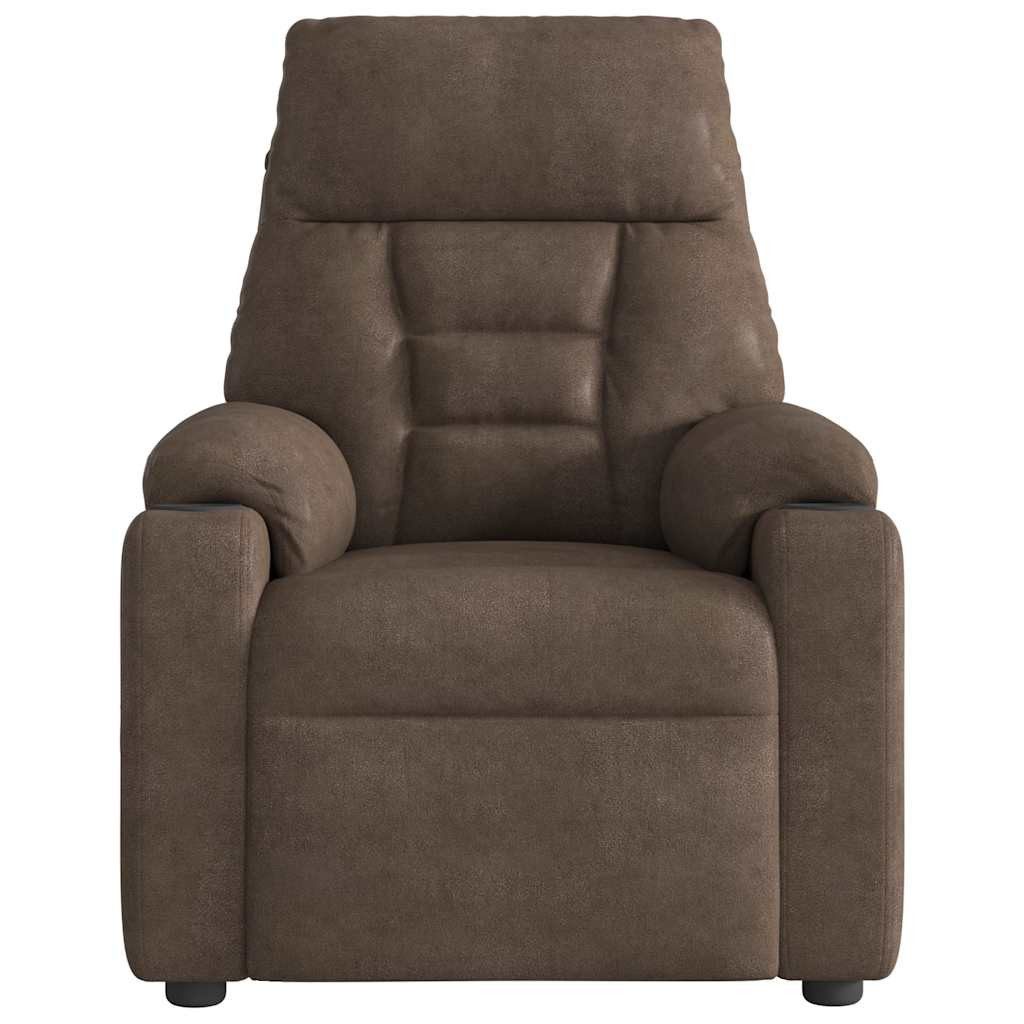 vidaXL Sessel Relaxsessel Braun Mikrofasergewebe (1-St) günstig online kaufen